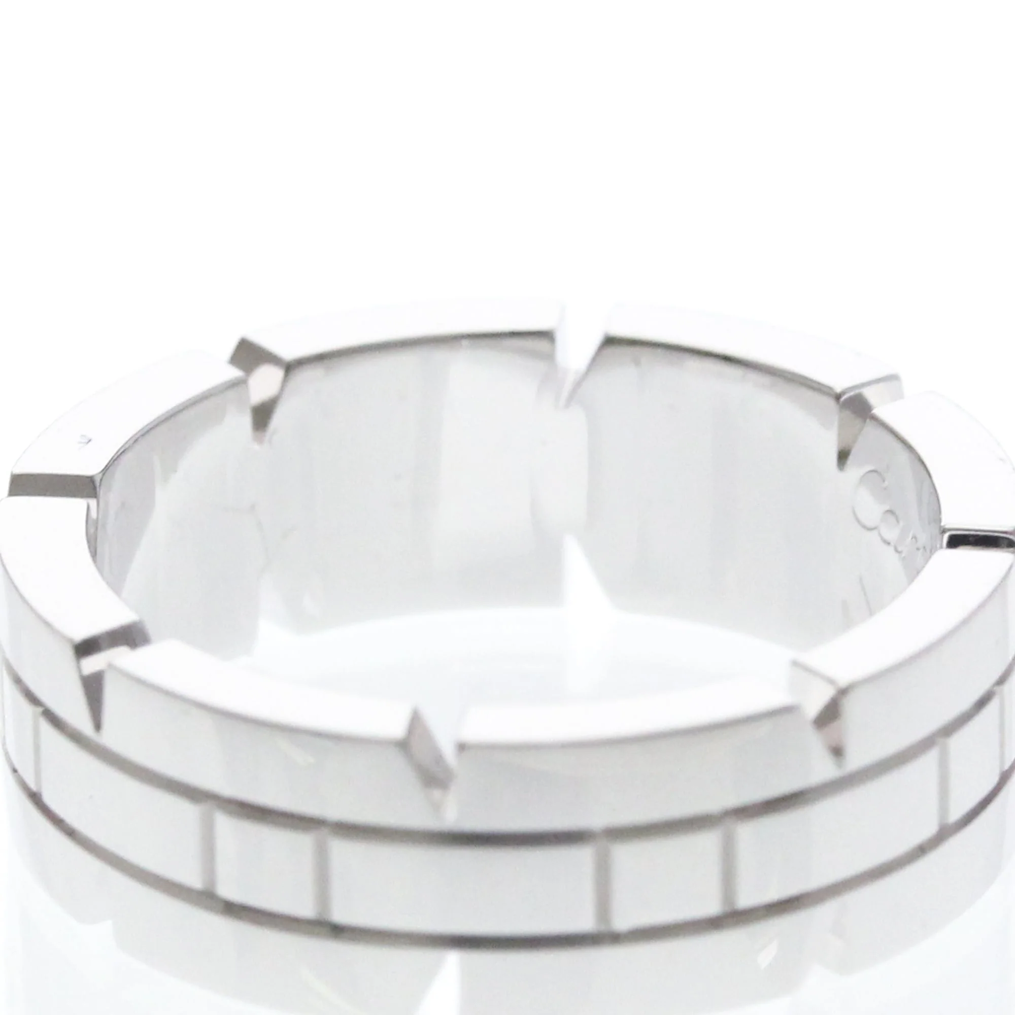Tank Française Ring 18K White Gold With Diamond - Image 7