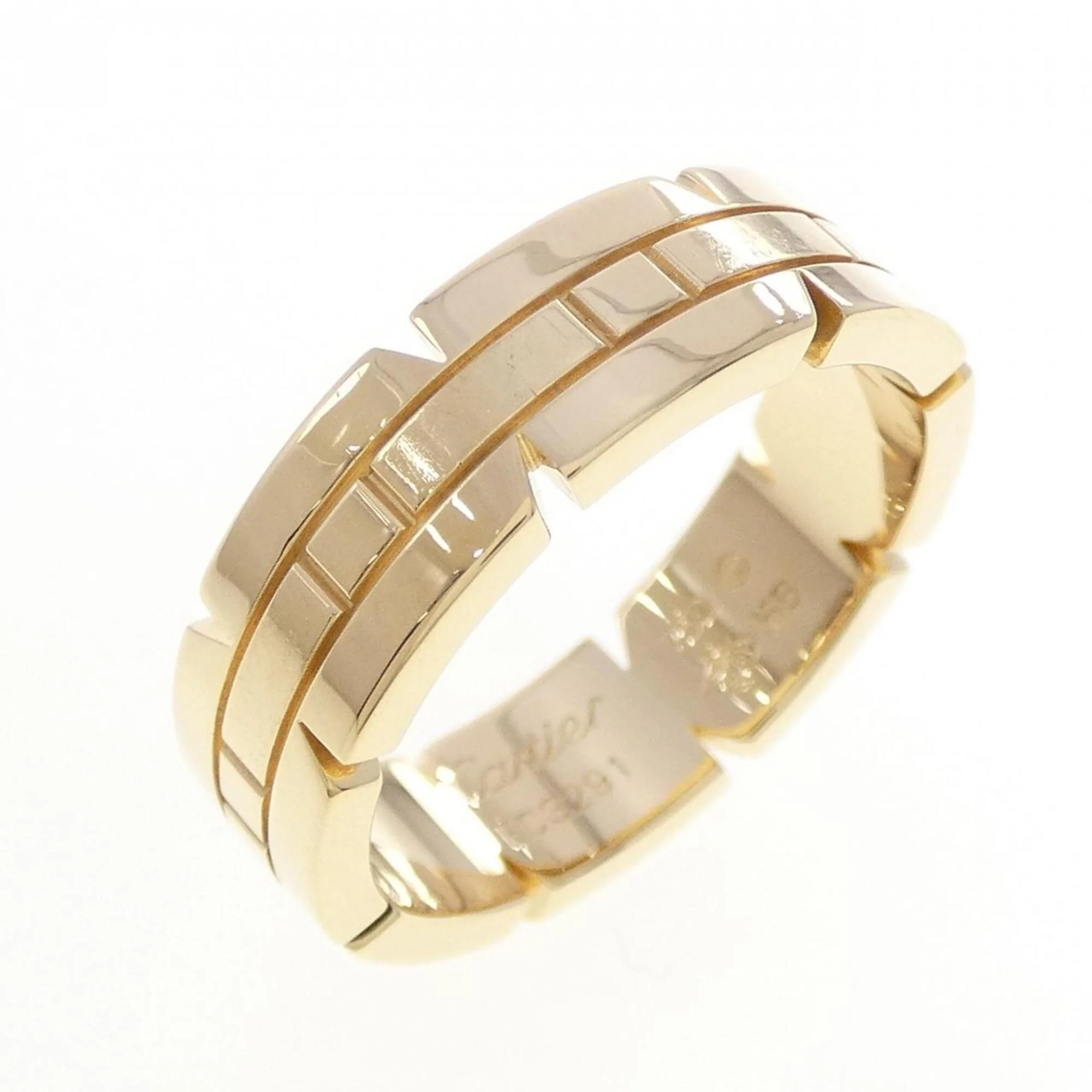 Tank Française Ring 18K Yellow Gold Small