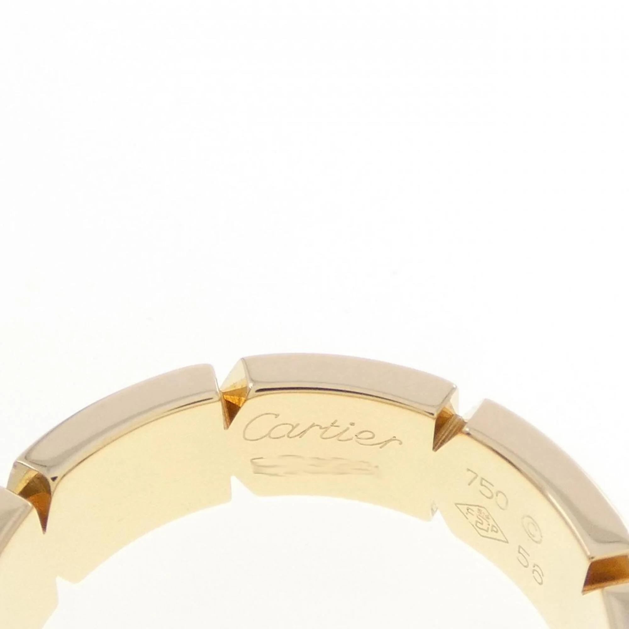 Tank Française Ring 18K Yellow Gold Small - Image 3