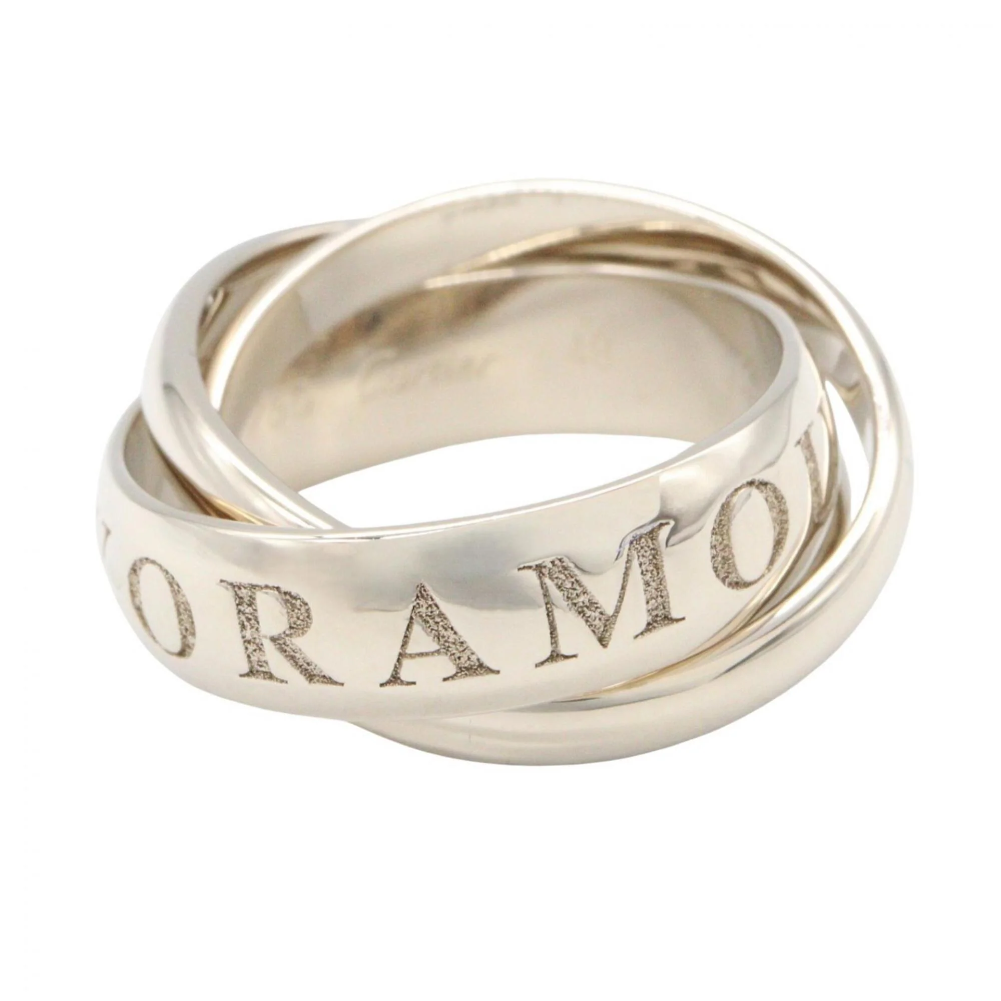 Trinity Ring 18K White Gold