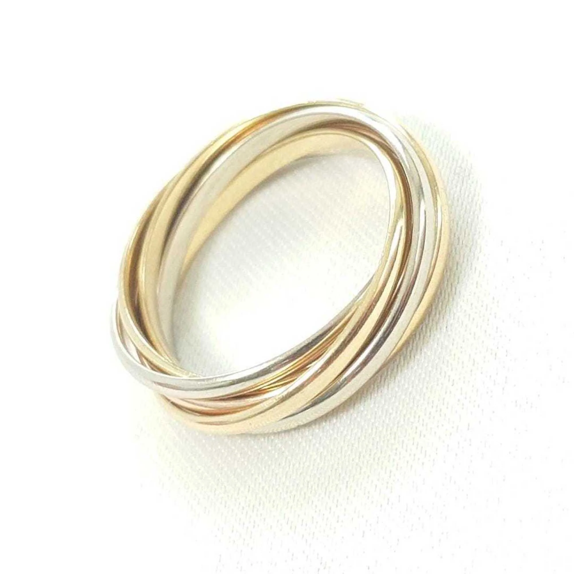 Trinity Ring 18K Yellow Gold and 18K White Gold - Image 2