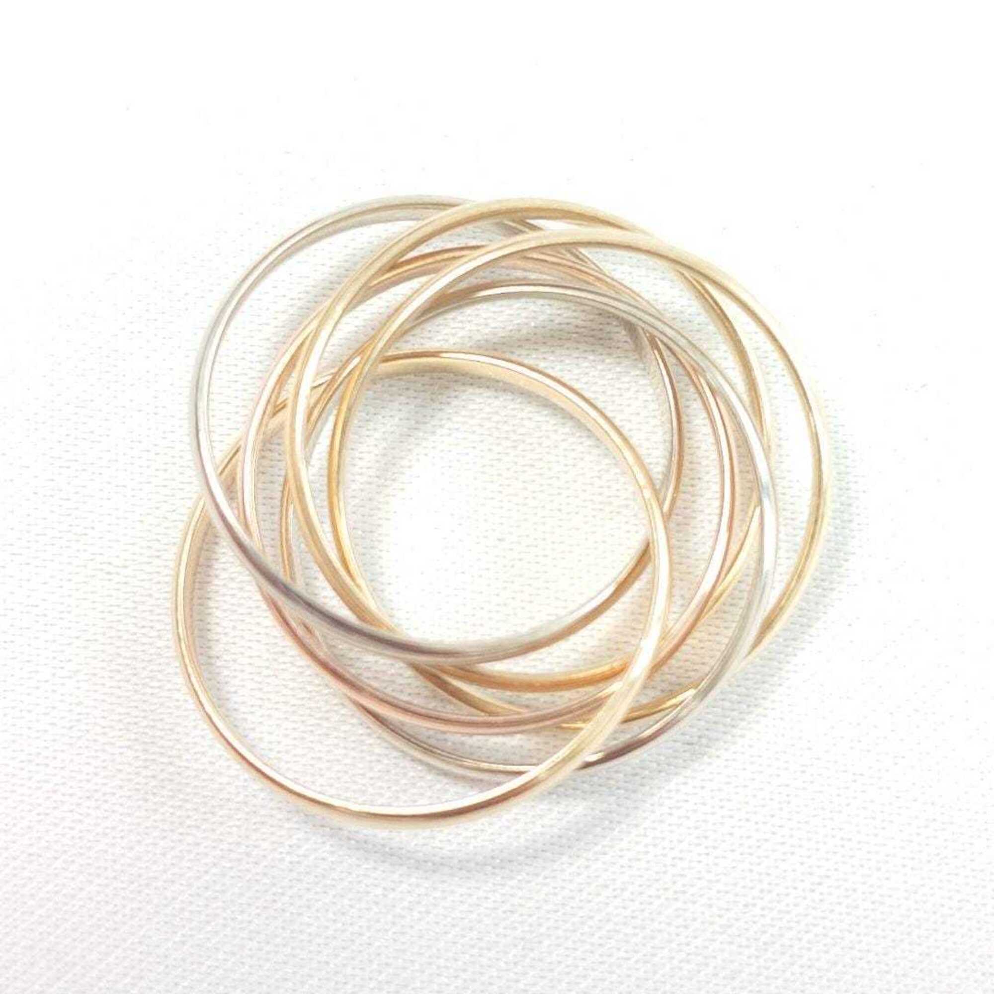 Trinity Ring 18K Yellow Gold and 18K White Gold - Image 8