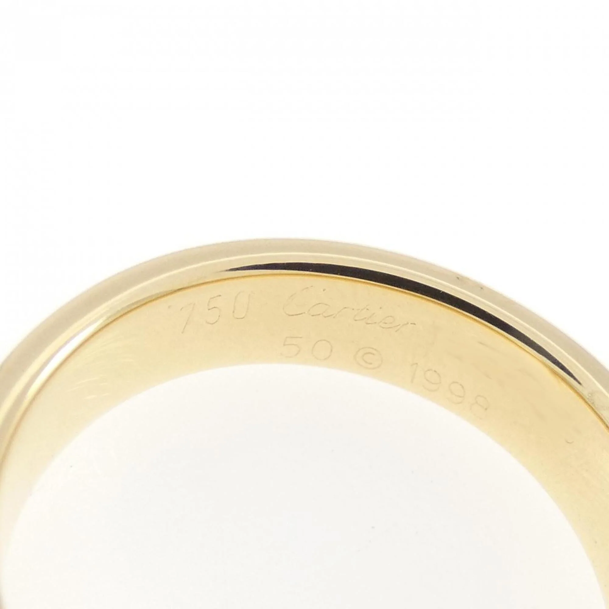 Vendome Louis Cartier Band Ring 18K Tricolor Gold - Image 4