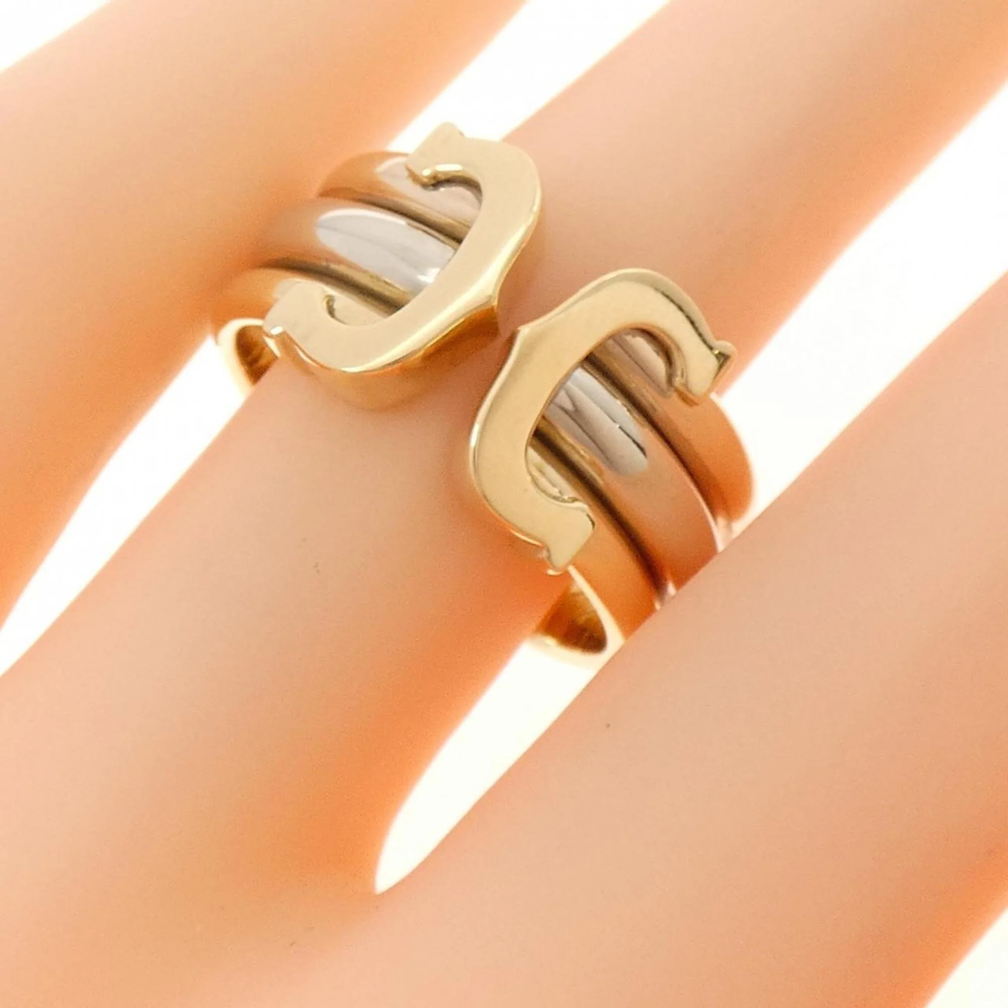 Vendome Louis Cartier Band Ring 18K Tricolor Gold - Image 5
