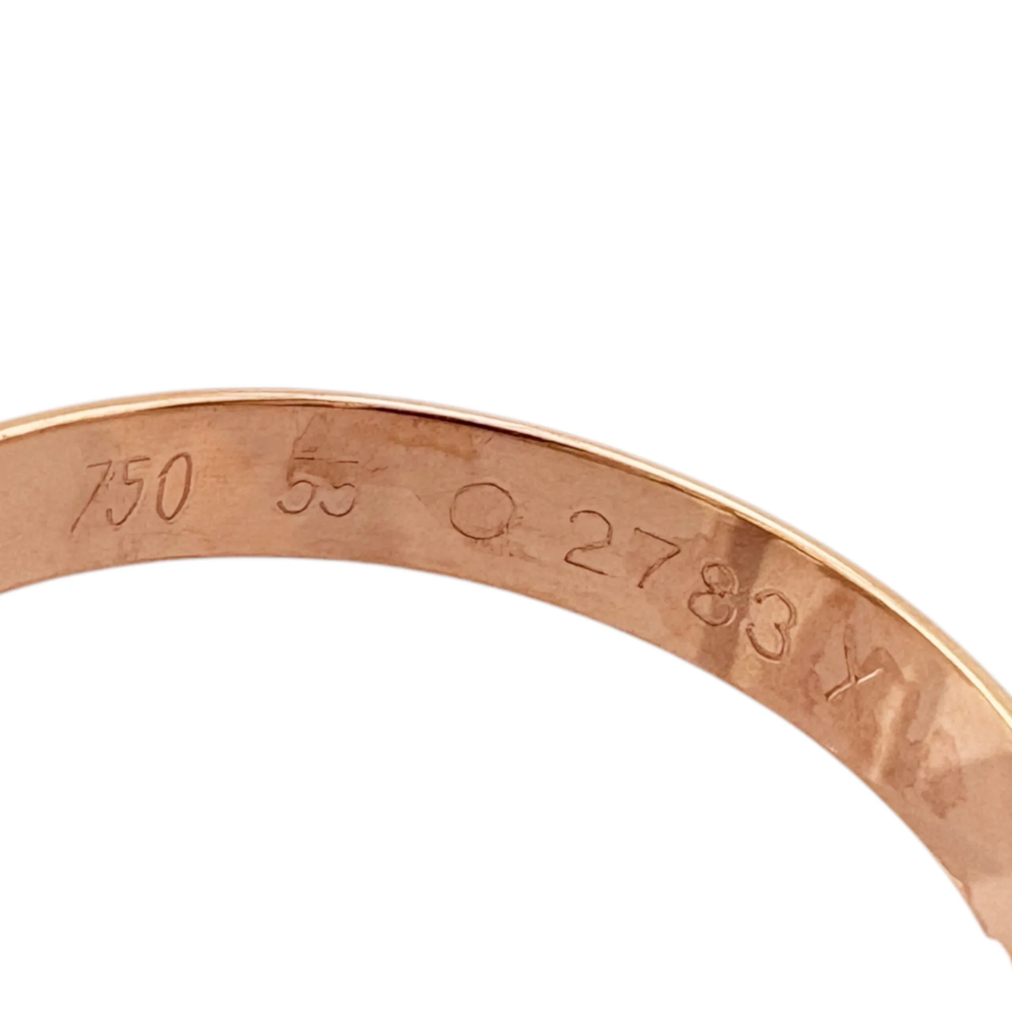 Vendome Louis Cartier Band Ring 18K Tricolor Gold - Image 8