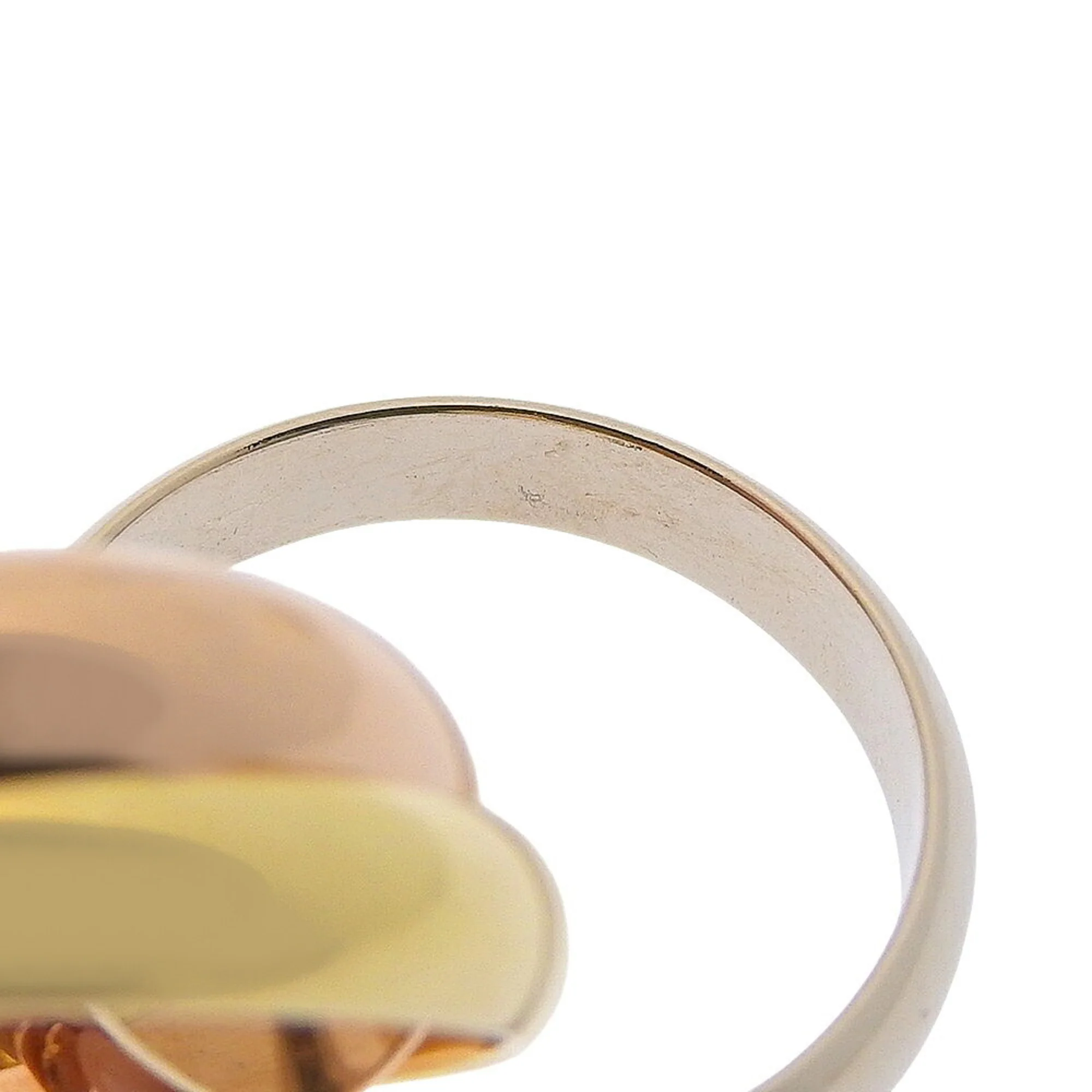 Vendome Louis Cartier Band Ring 18K Tricolor Gold - Image 3