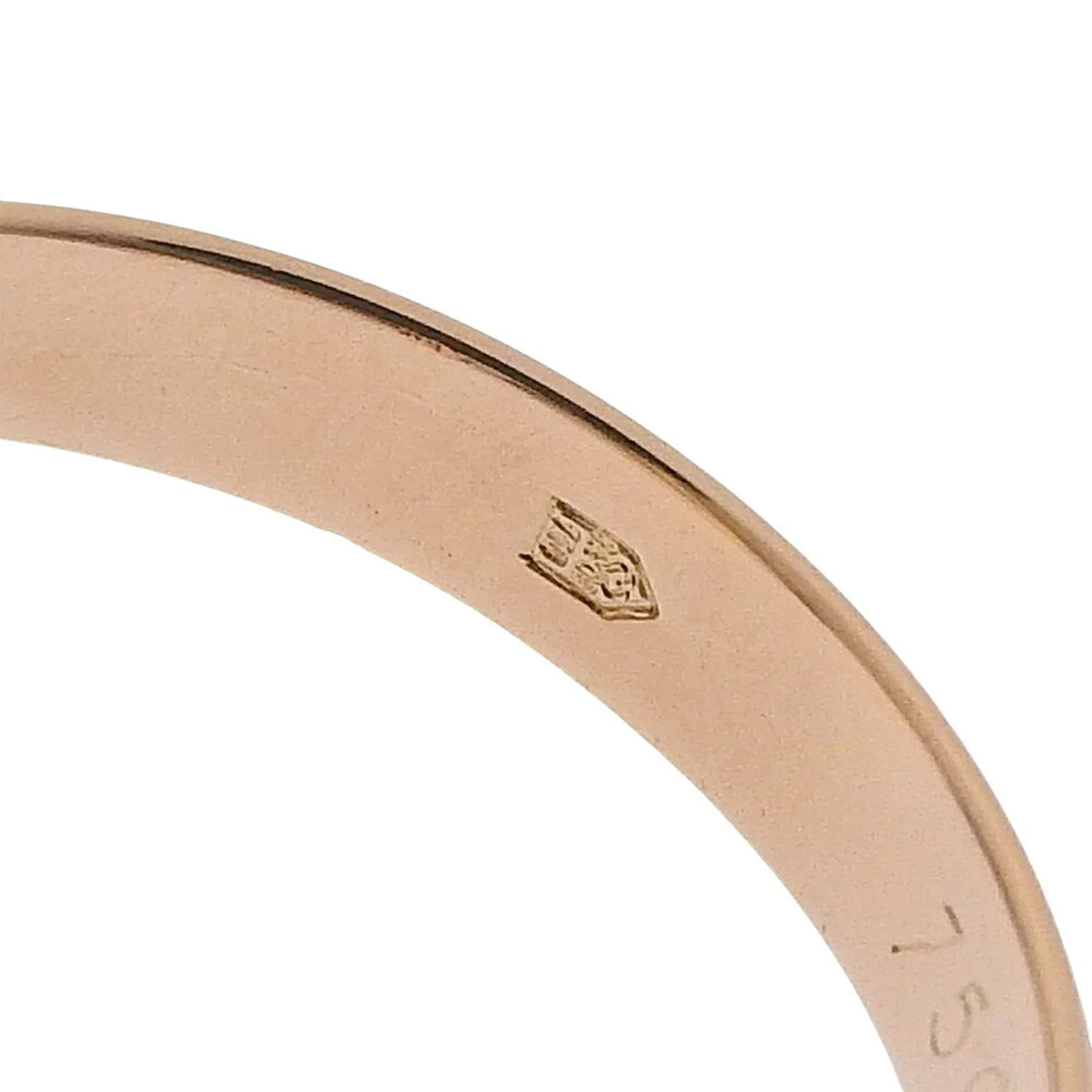 Vendome Louis Cartier Band Ring 18K Tricolor Gold - Image 2