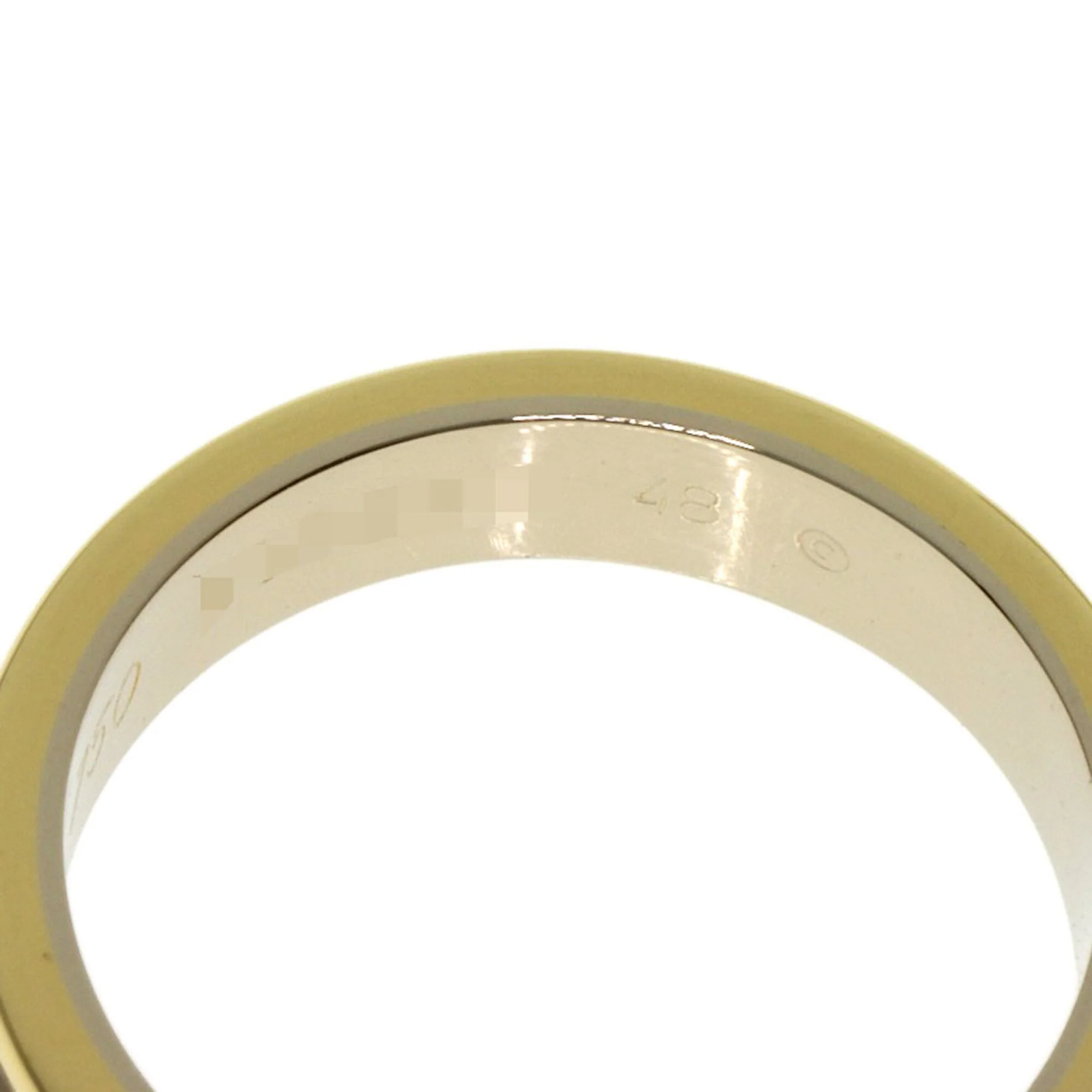 Vendome Louis Cartier Band Ring 18K Tricolor Gold - Image 5