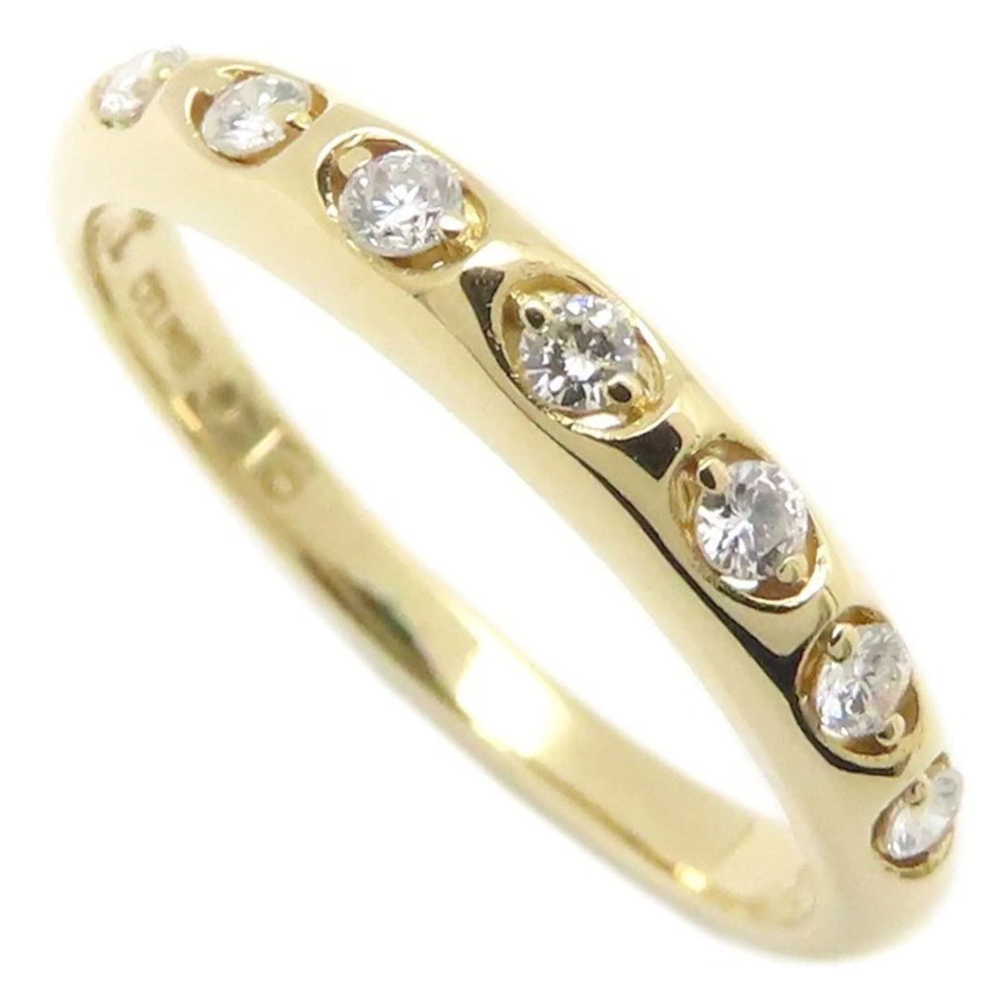 Ring 18K Yellow Gold With Diamond 0.13ct - Image 2
