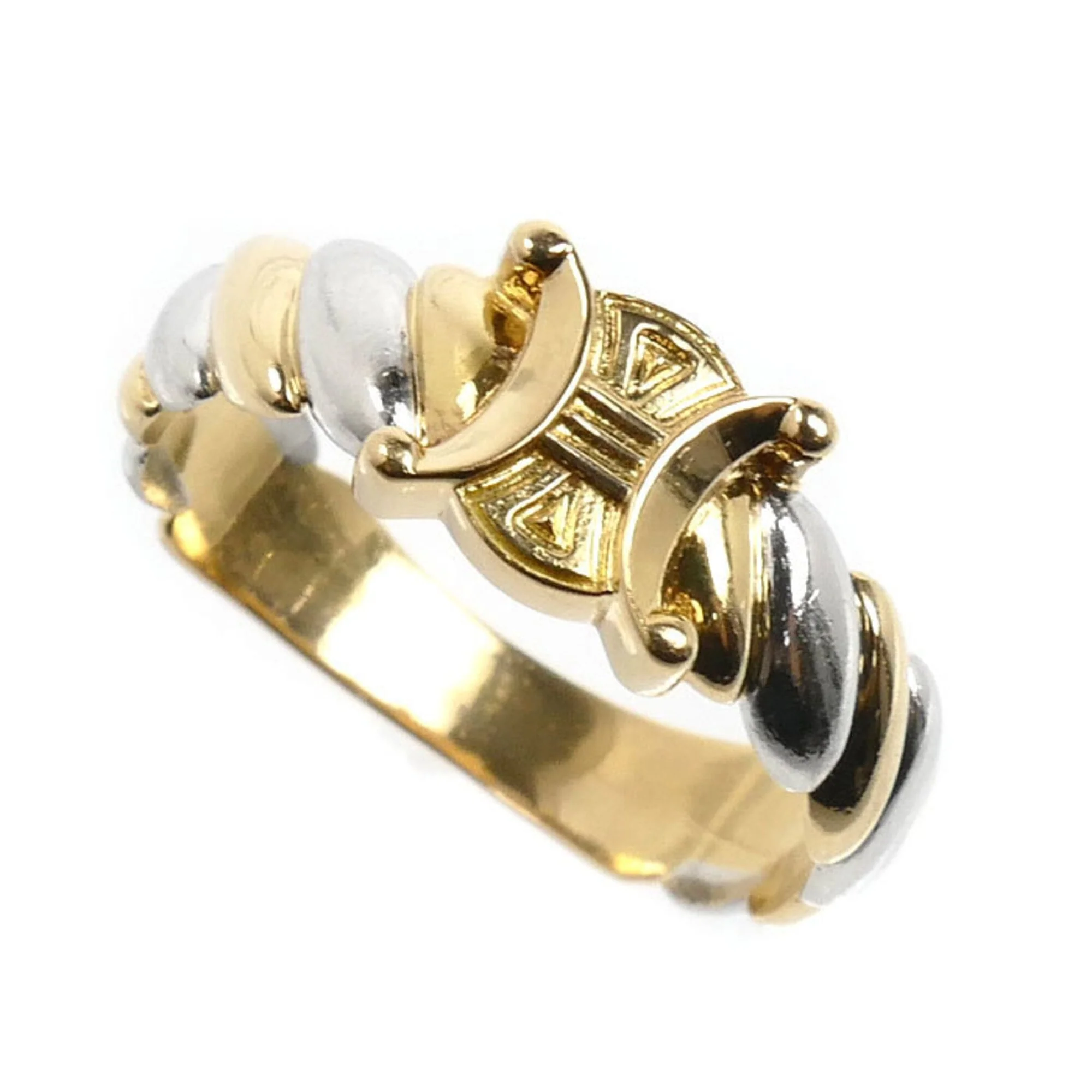 Ring Platinum and 18K Yellow Gold