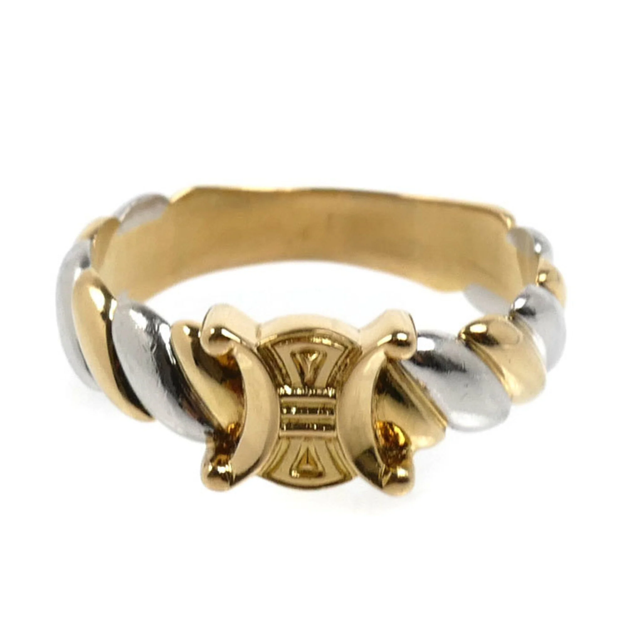 Ring Platinum and 18K Yellow Gold - Image 3