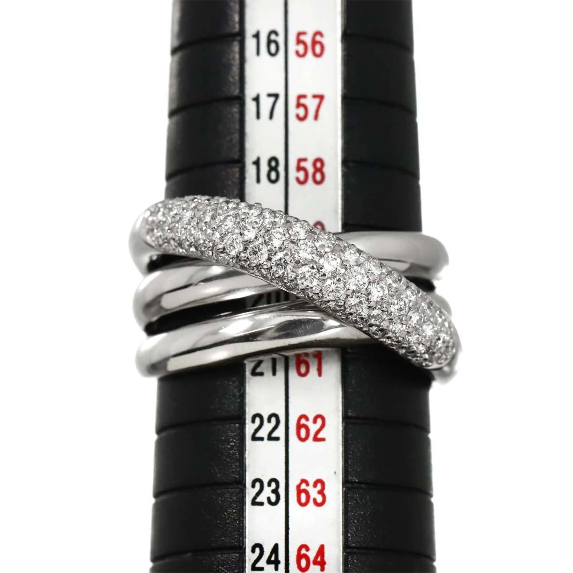 Ring Platinum with Diamond 0.83ct - Image 7