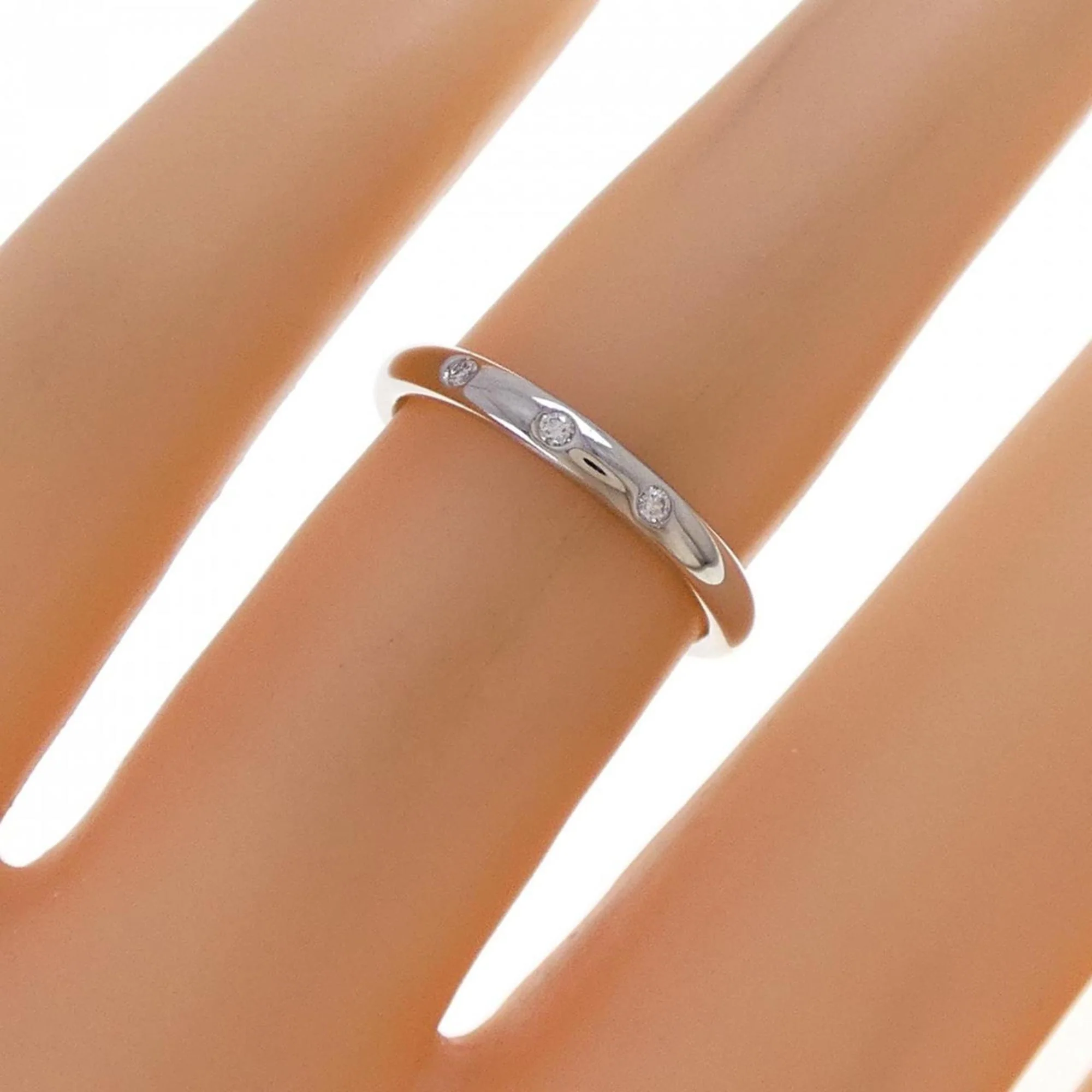 Band Ring Platinum With Diamond - Image 5
