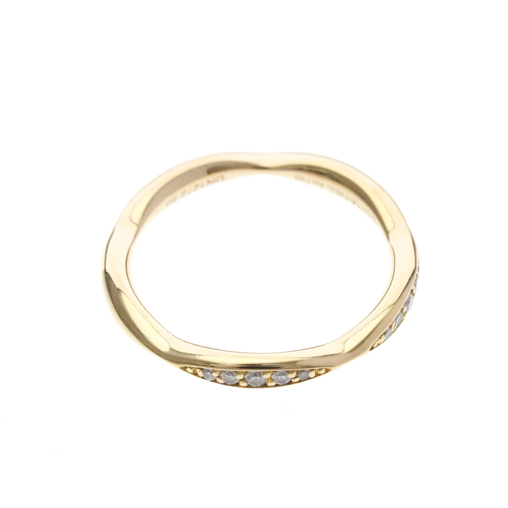 Camellia Ring 18K Rose Gold with Diamond - Image 9