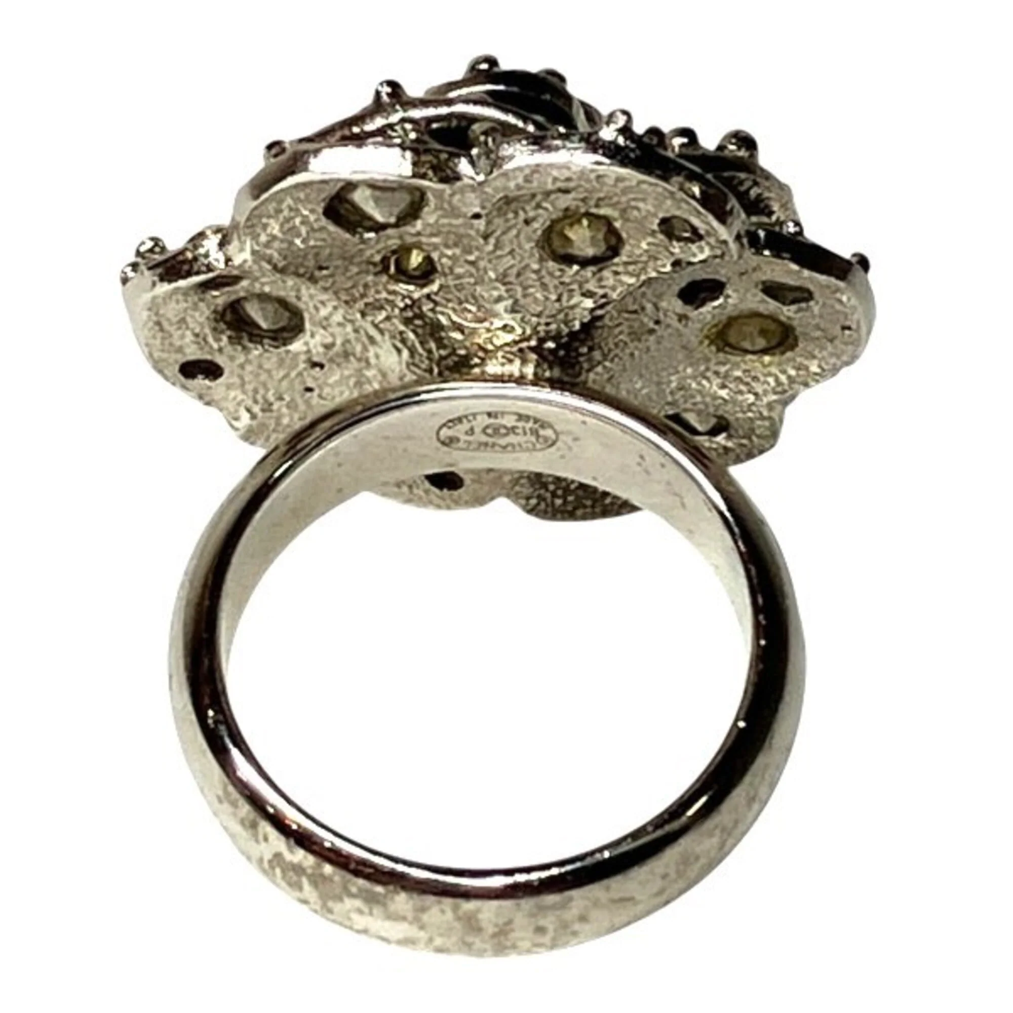 Camellia Ring Metal with Rhinestone - Image 3