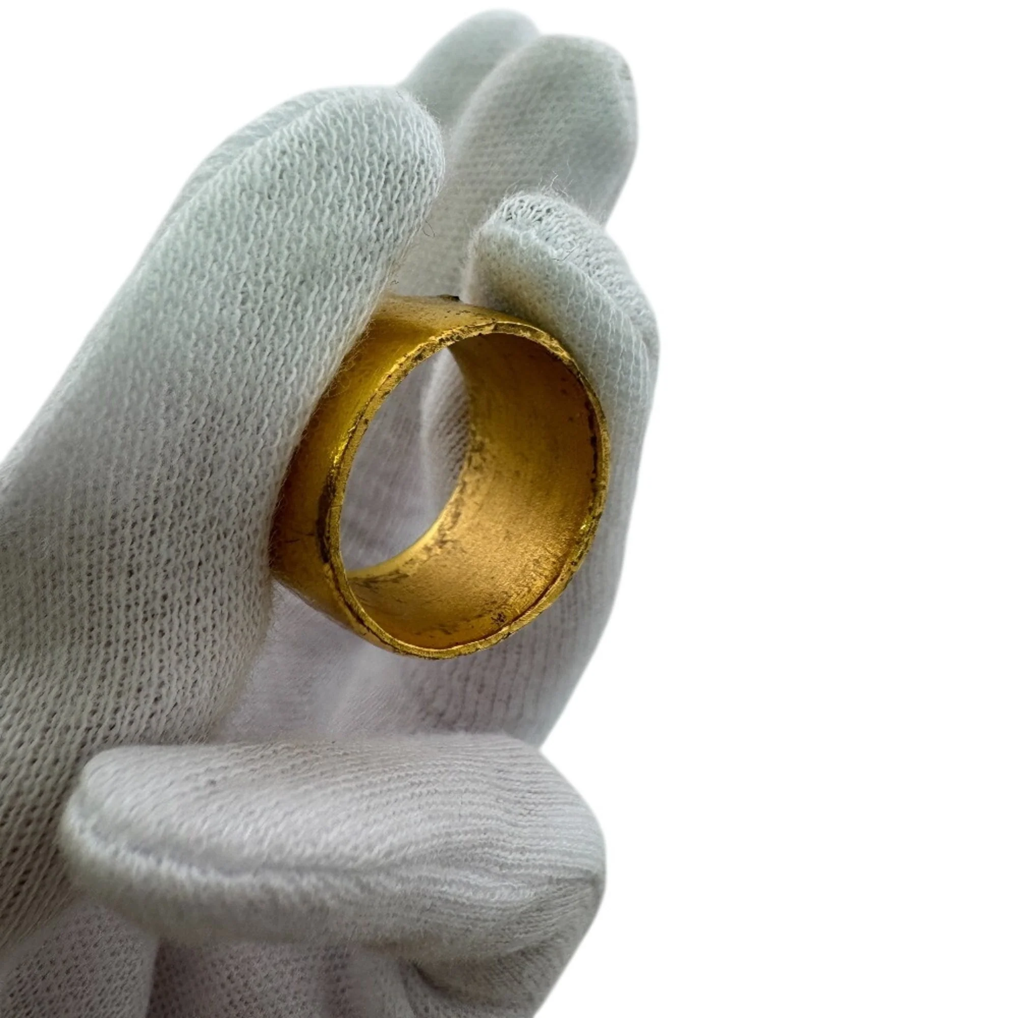 CC Logo Ring Gold-Tone Metal - Image 6