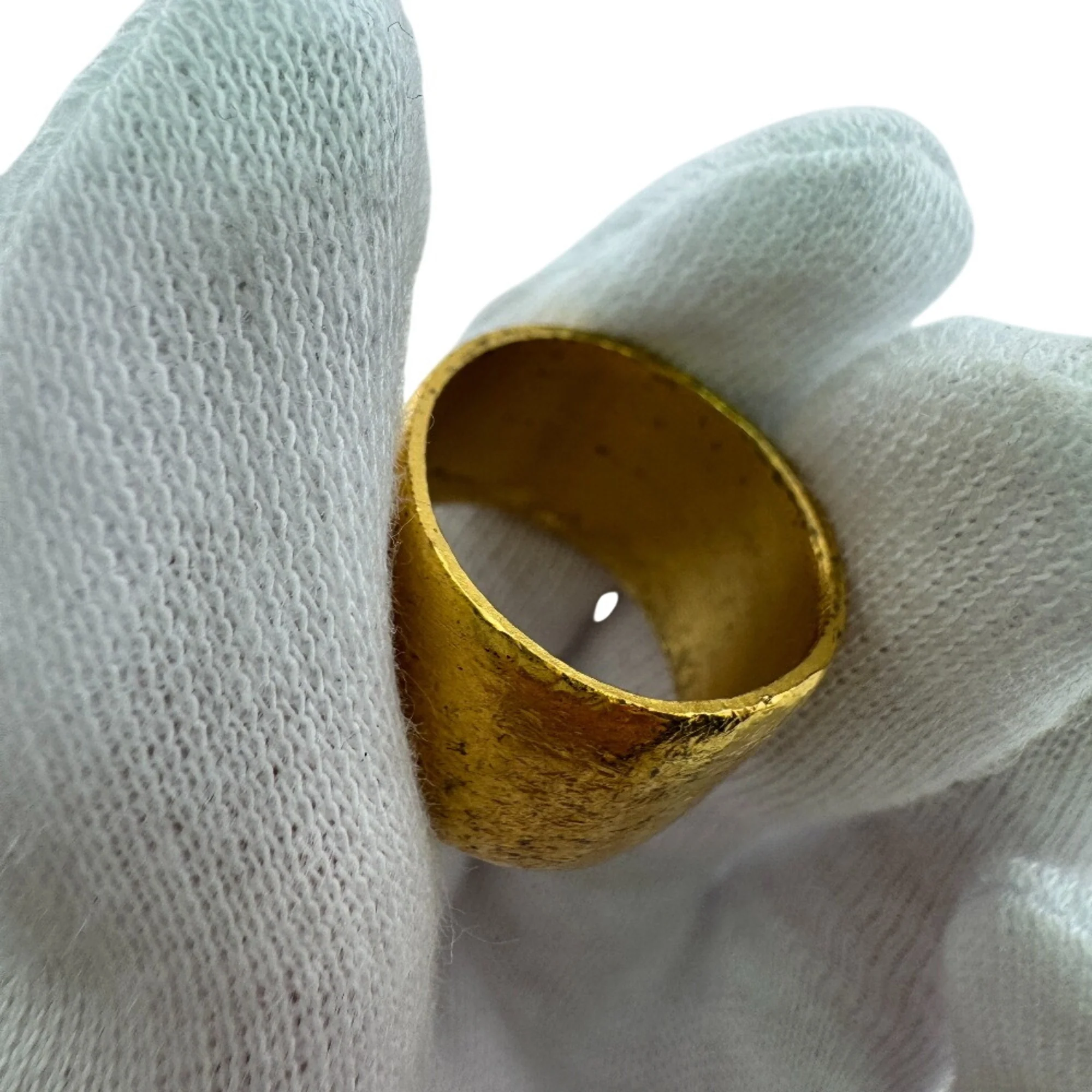 CC Logo Ring Gold-Tone Metal - Image 7
