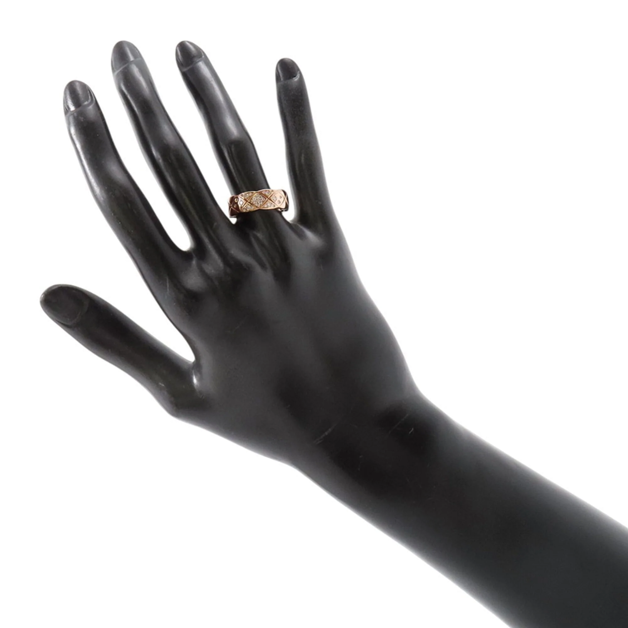 Coco Crush Ring 18K Rose Gold with Diamond - Image 4