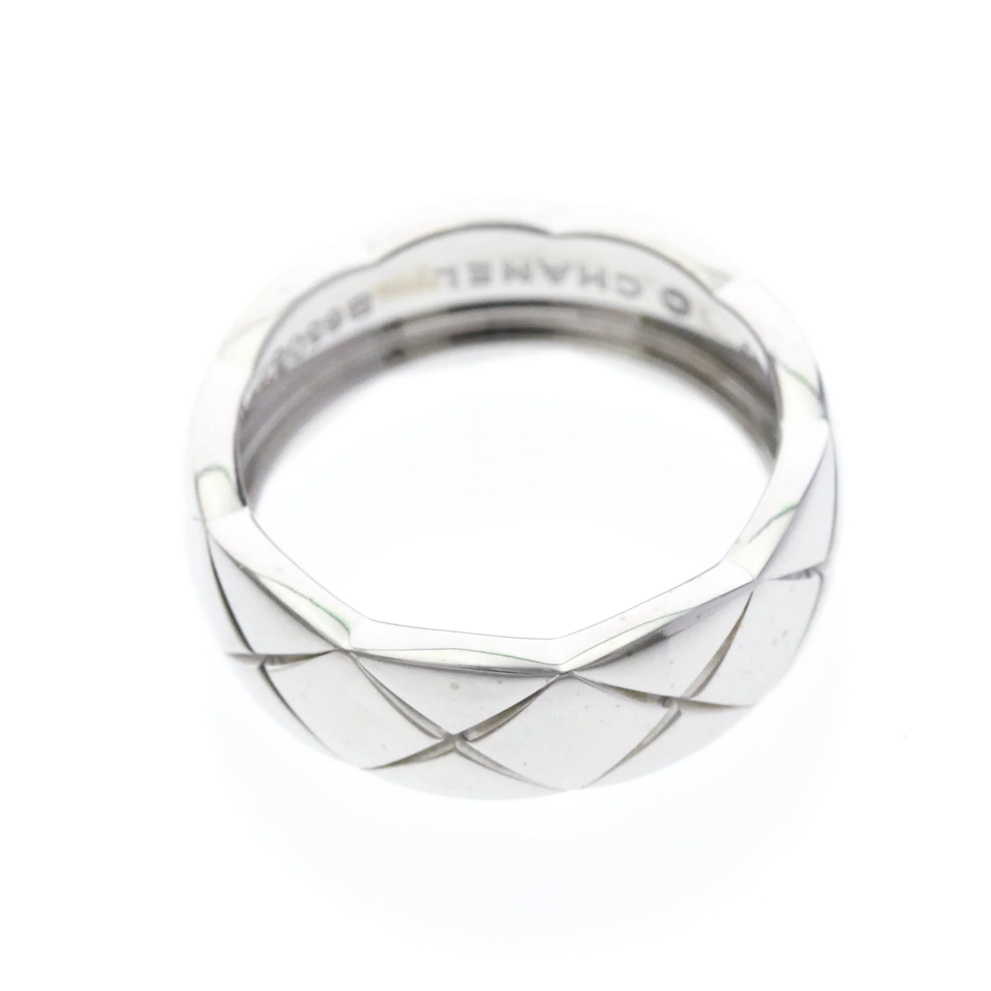 Coco Crush Ring 18K White Gold Medium - Image 9