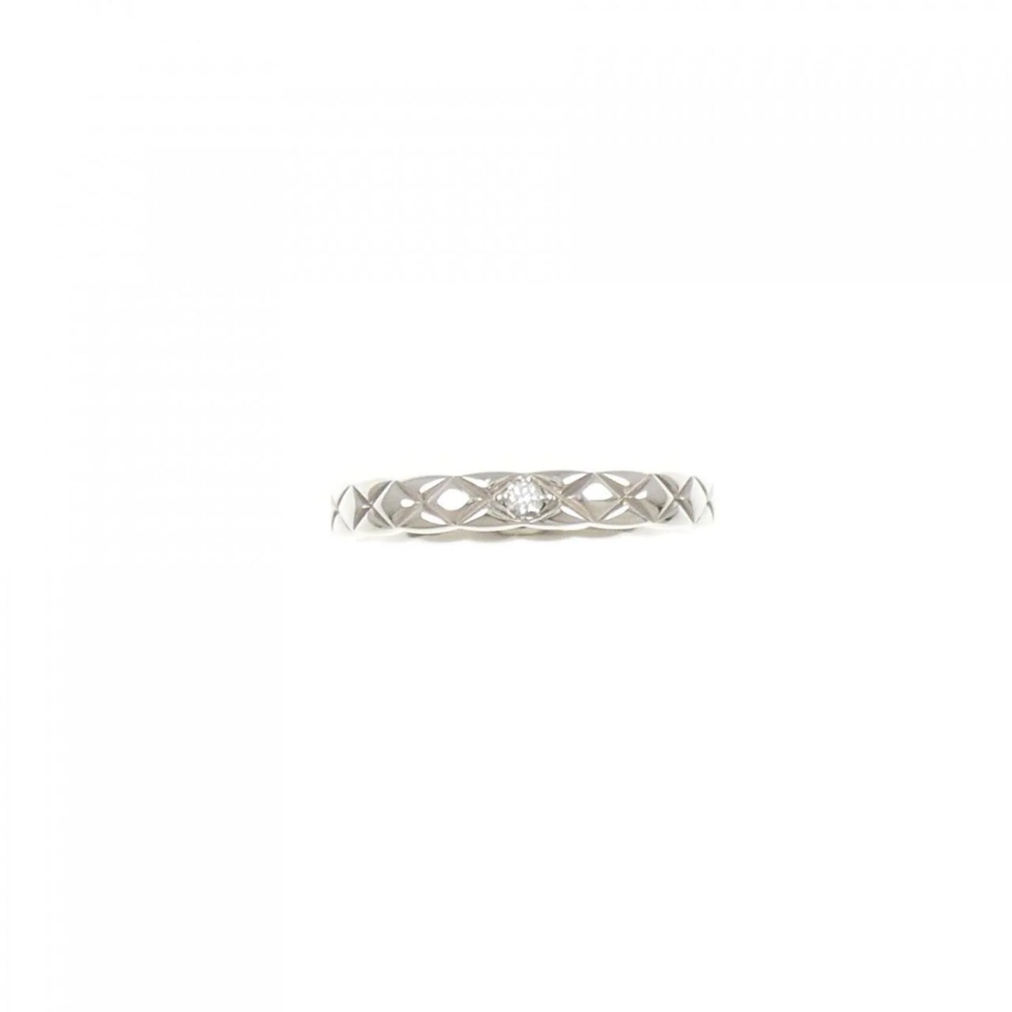 Coco Crush Ring Platinum with Diamond - Image 2