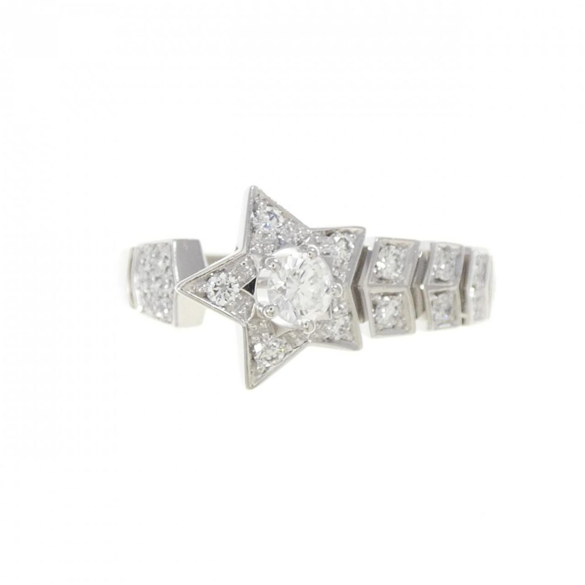 Comet Ring 18K White Gold With Diamond - Image 2