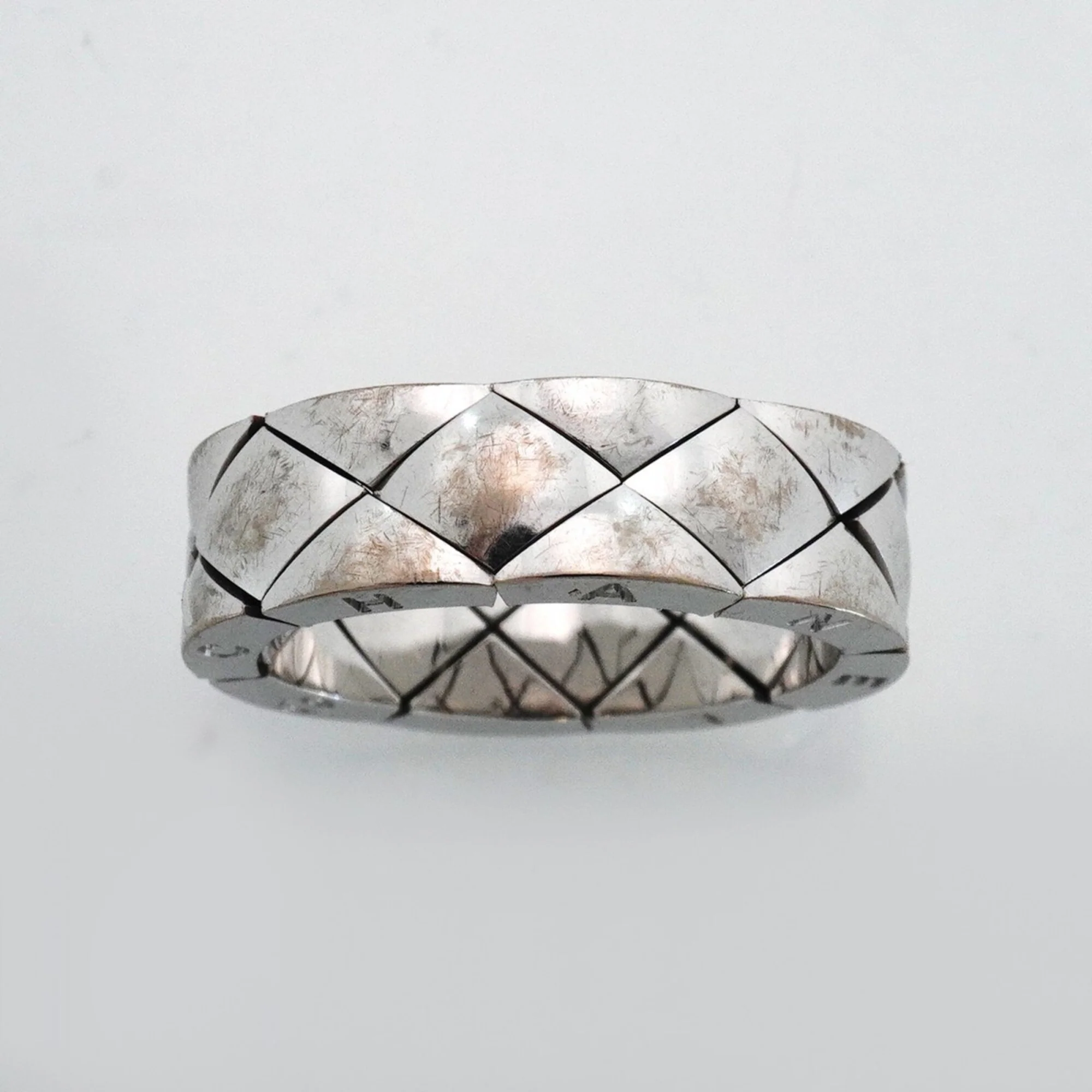 Matelassé Ring 18K White Gold - Image 2