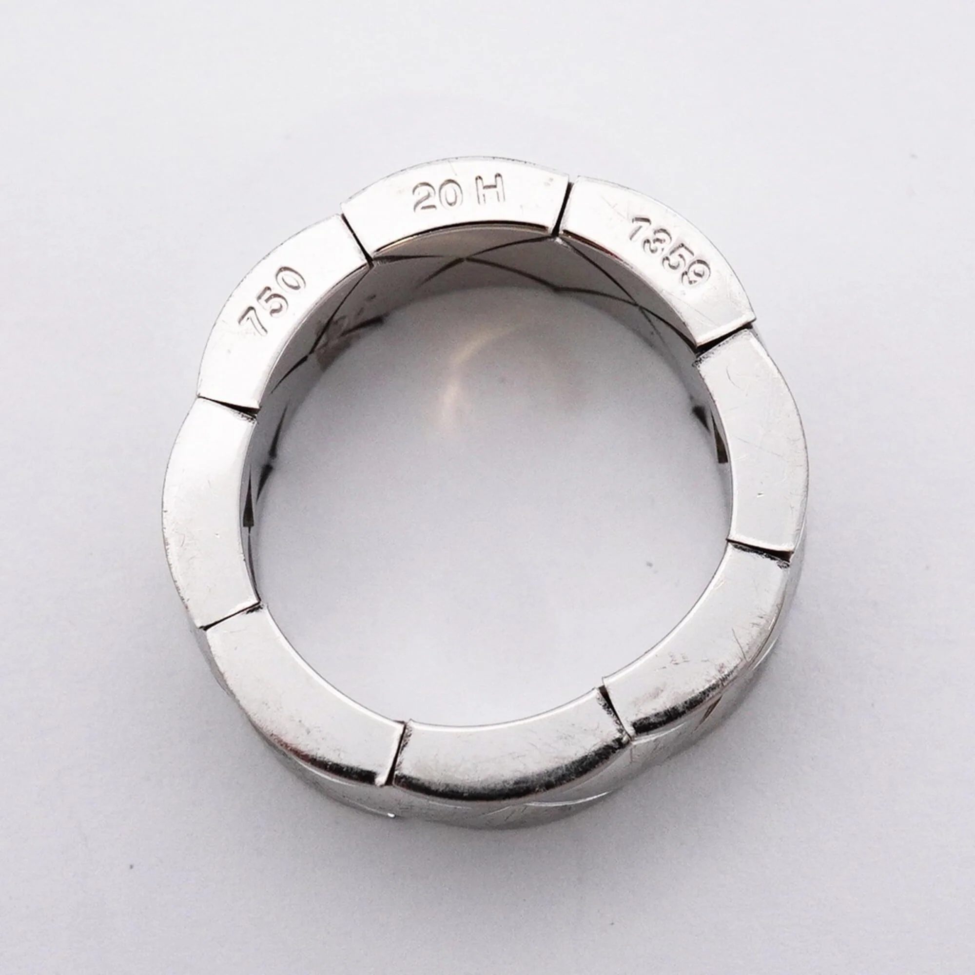 Matelassé Ring 18K White Gold - Image 5