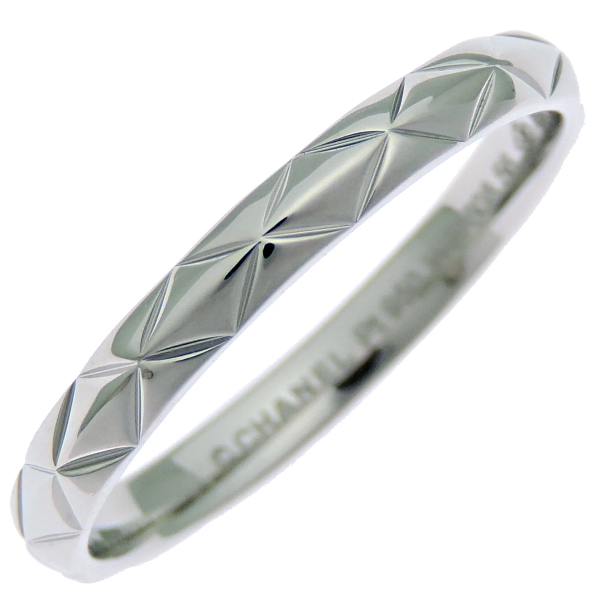 Matelassé Ring Platinum