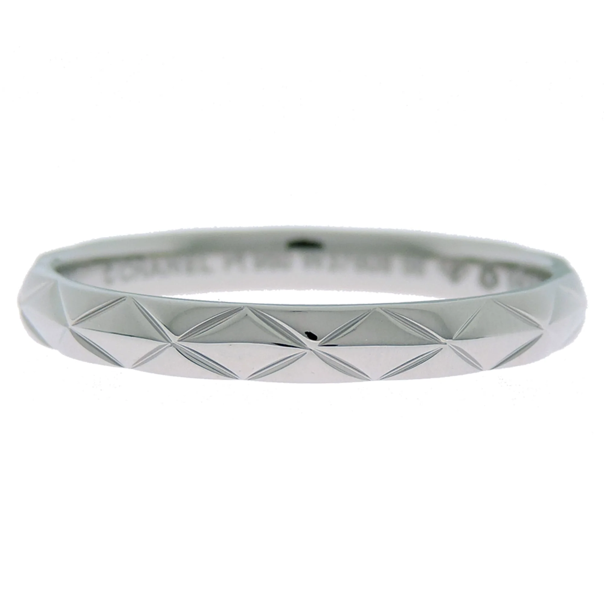 Matelassé Ring Platinum - Image 4
