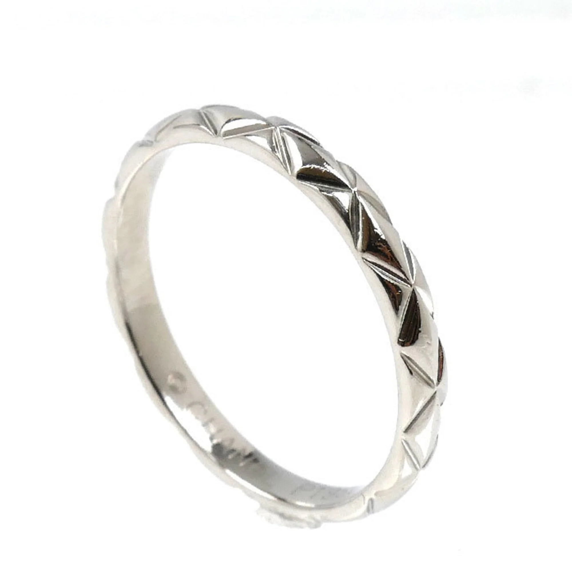 Matelassé Ring Platinum - Image 2