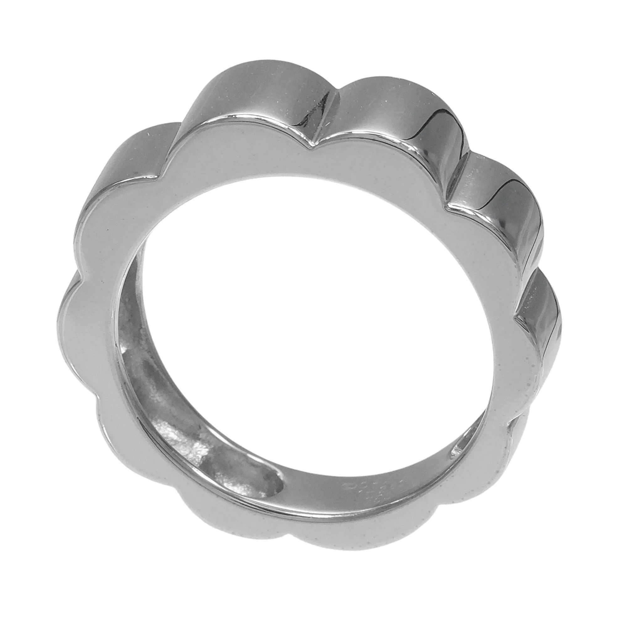 Profile Ring Camellia 18K White Gold - Image 3
