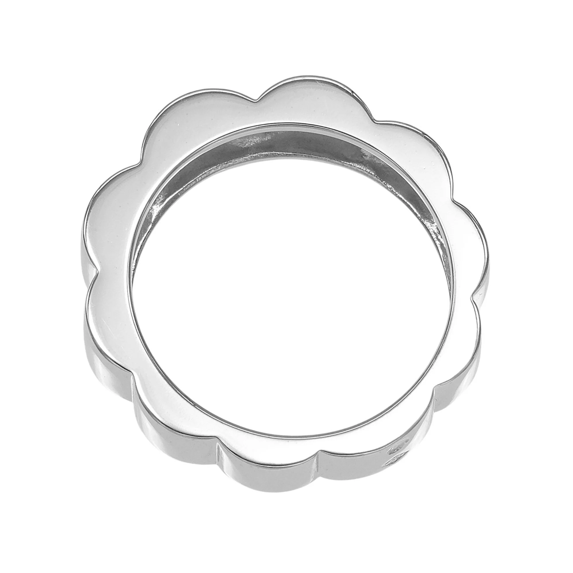 Profile Ring Camellia 18K White Gold - Image 8