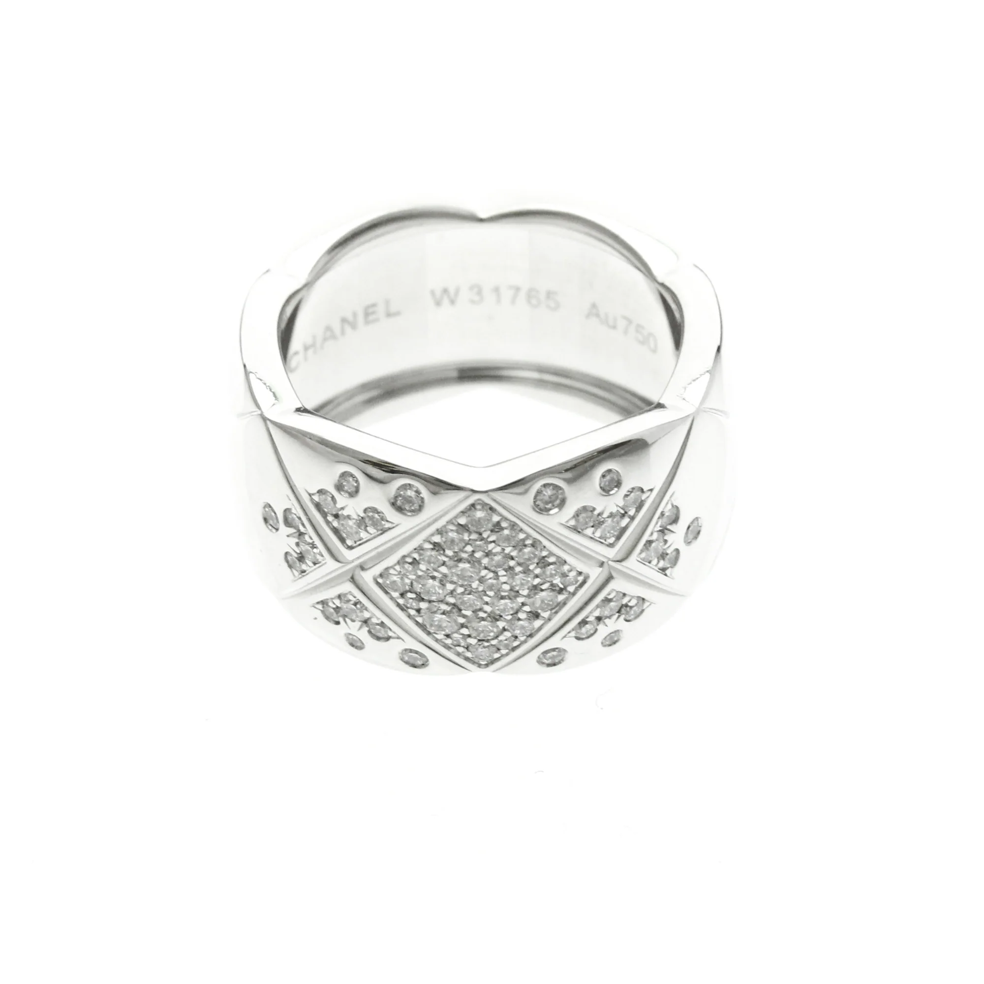 Ring 18K White Gold and Diamond - Image 2