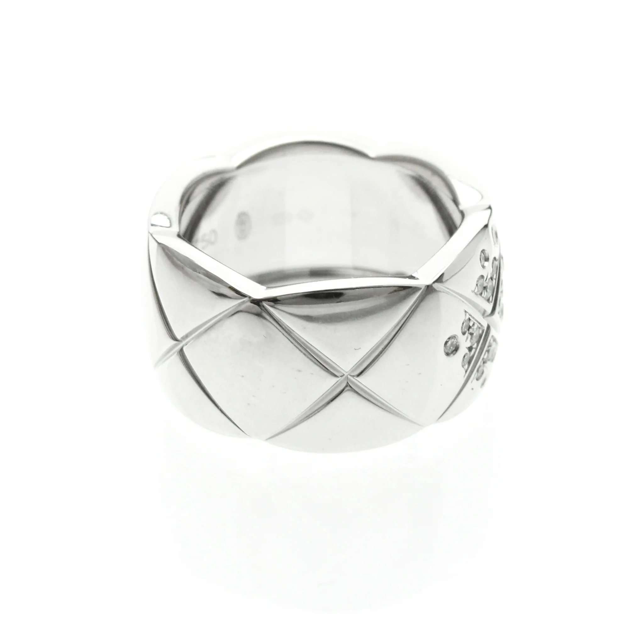 Ring 18K White Gold and Diamond - Image 5