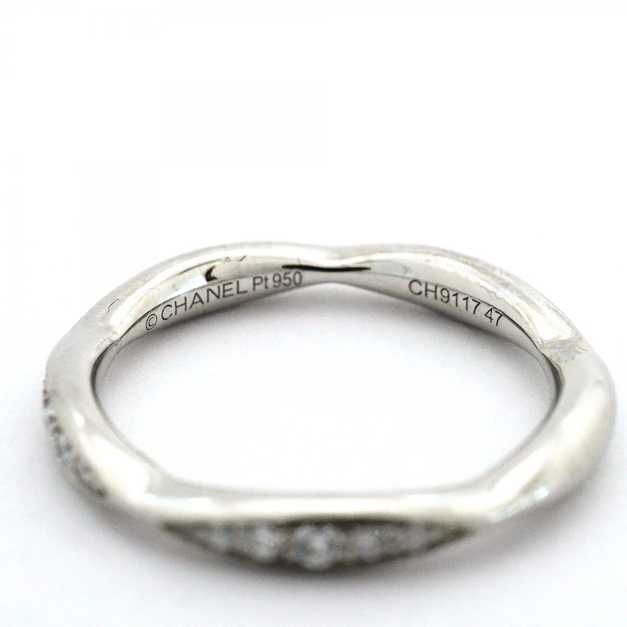 Ring Platinum with Diamond - Image 4