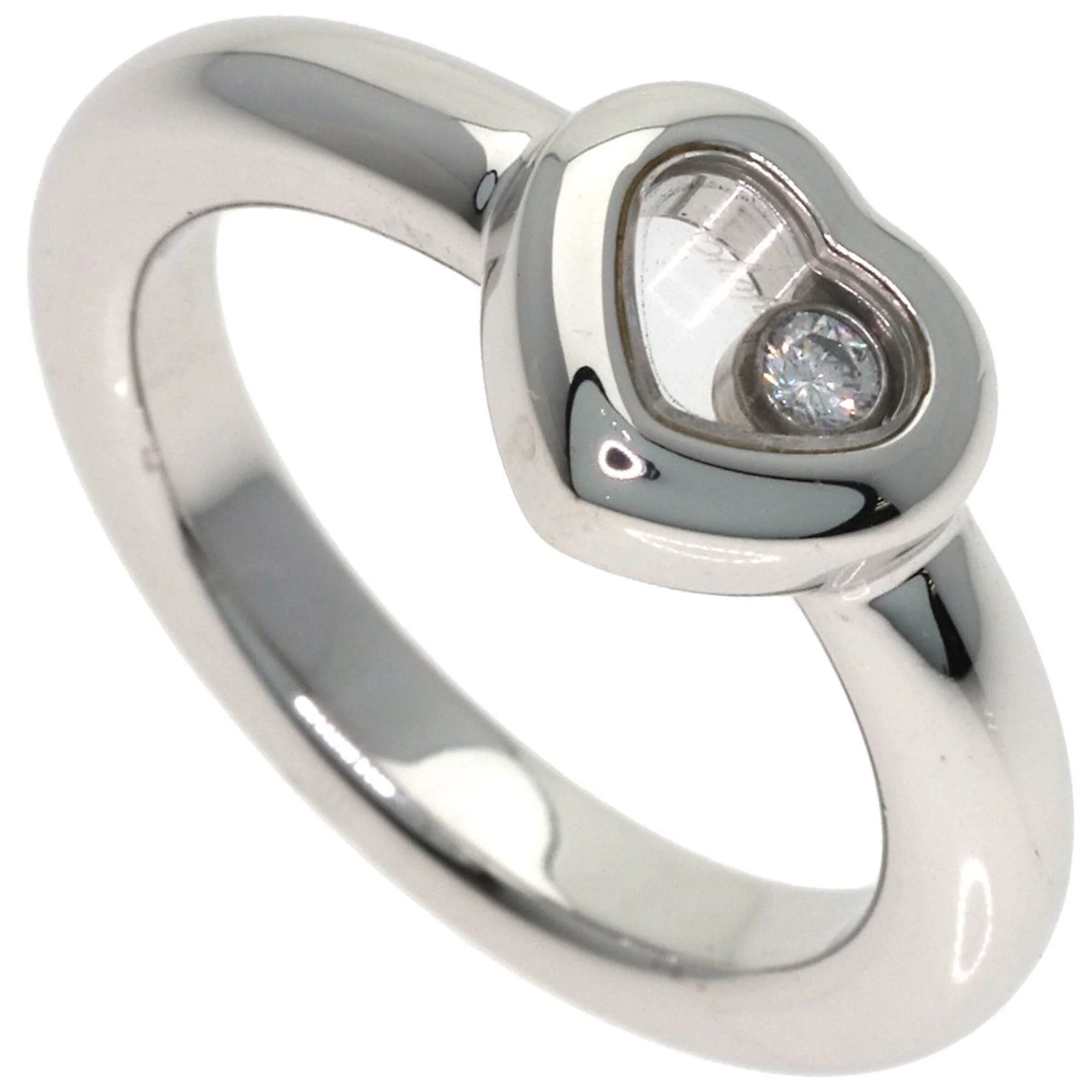 Happy Diamonds Ring 18K White Gold with Diamond