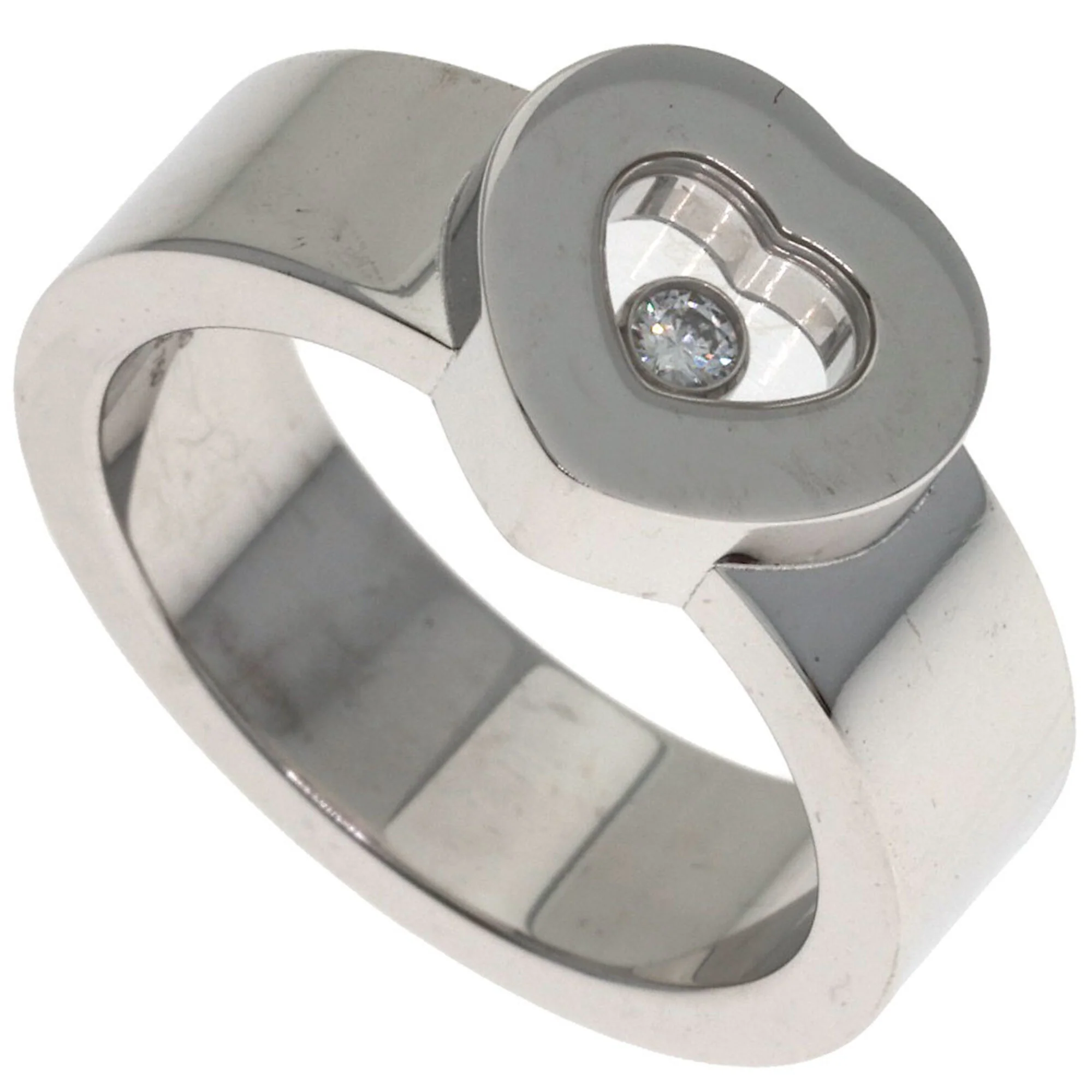 Happy Diamonds Ring 18K White Gold With Diamond
