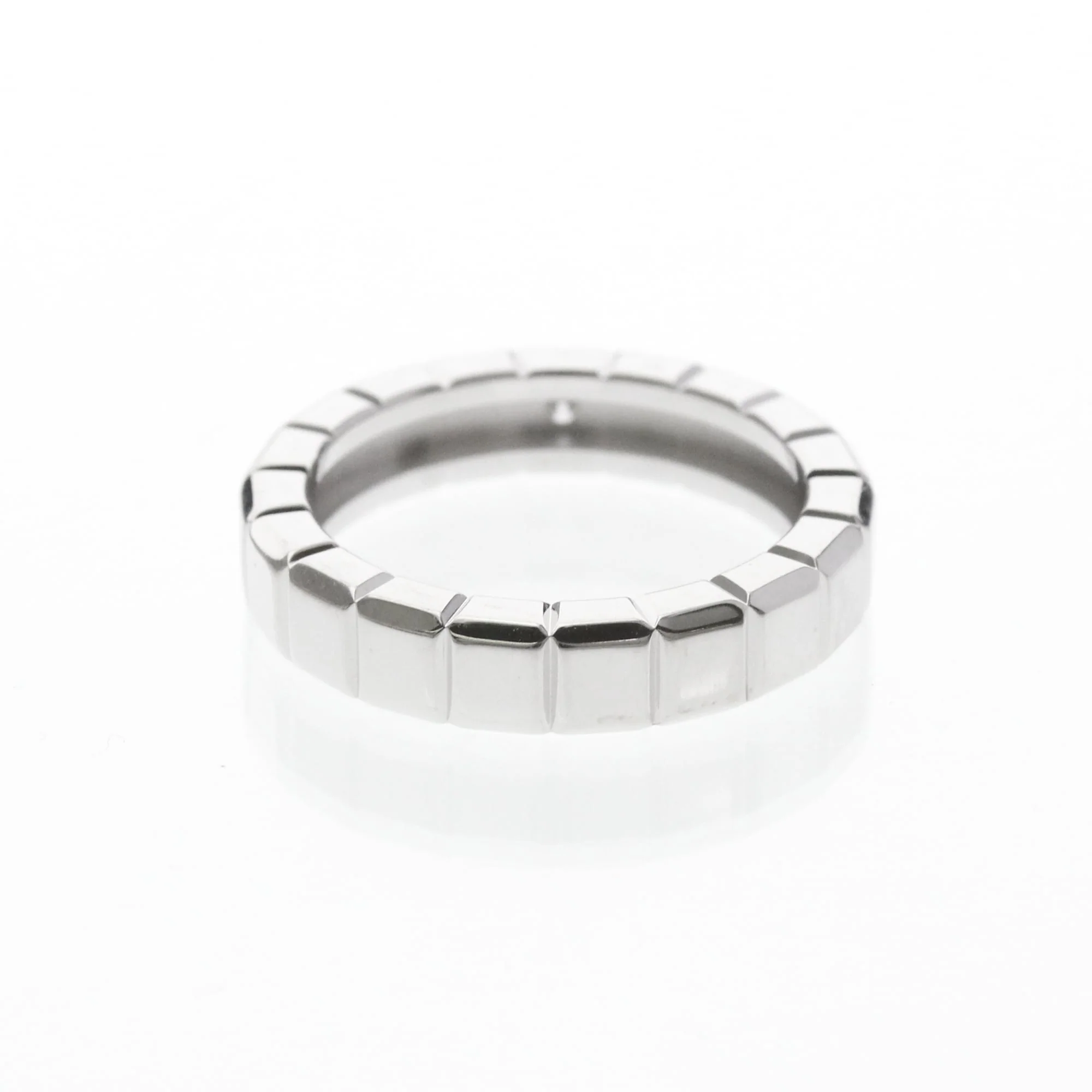 Ice Cube Ring 18K White Gold with Diamond - Image 4