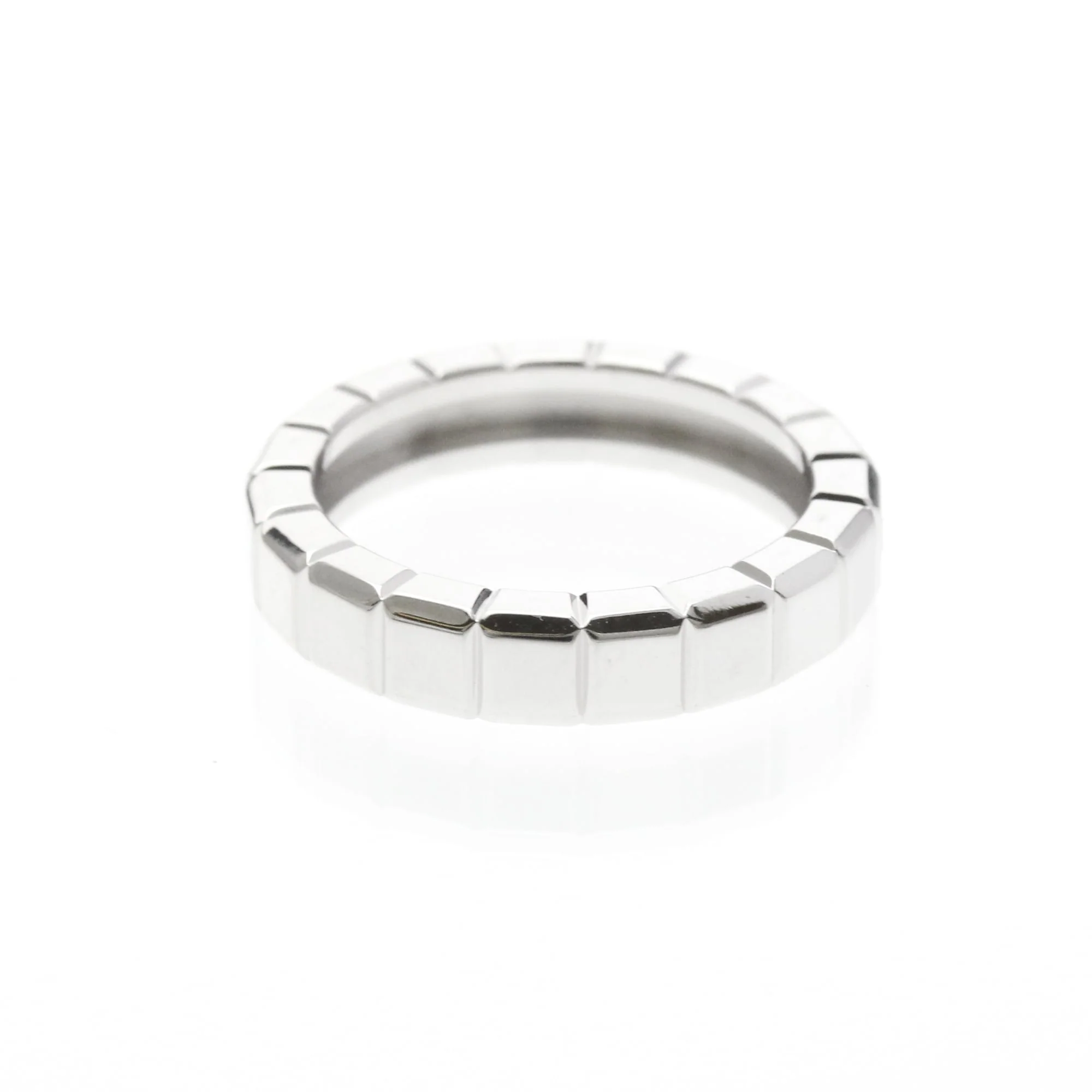 Ice Cube Ring 18K White Gold with Diamond - Image 5