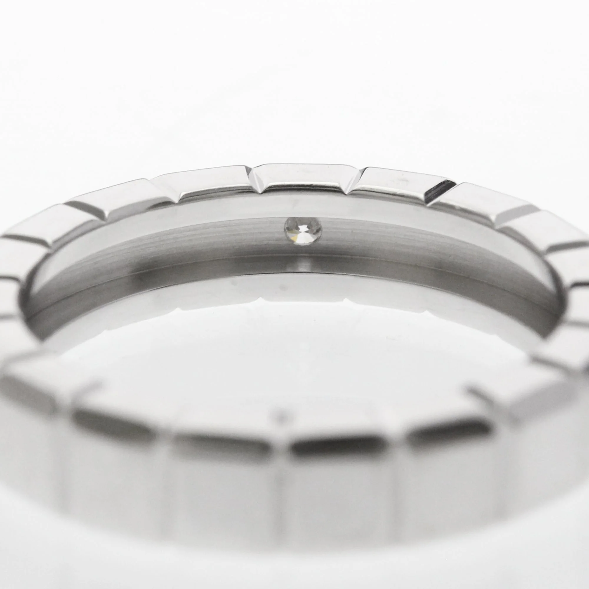 Ice Cube Ring 18K White Gold with Diamond - Image 9