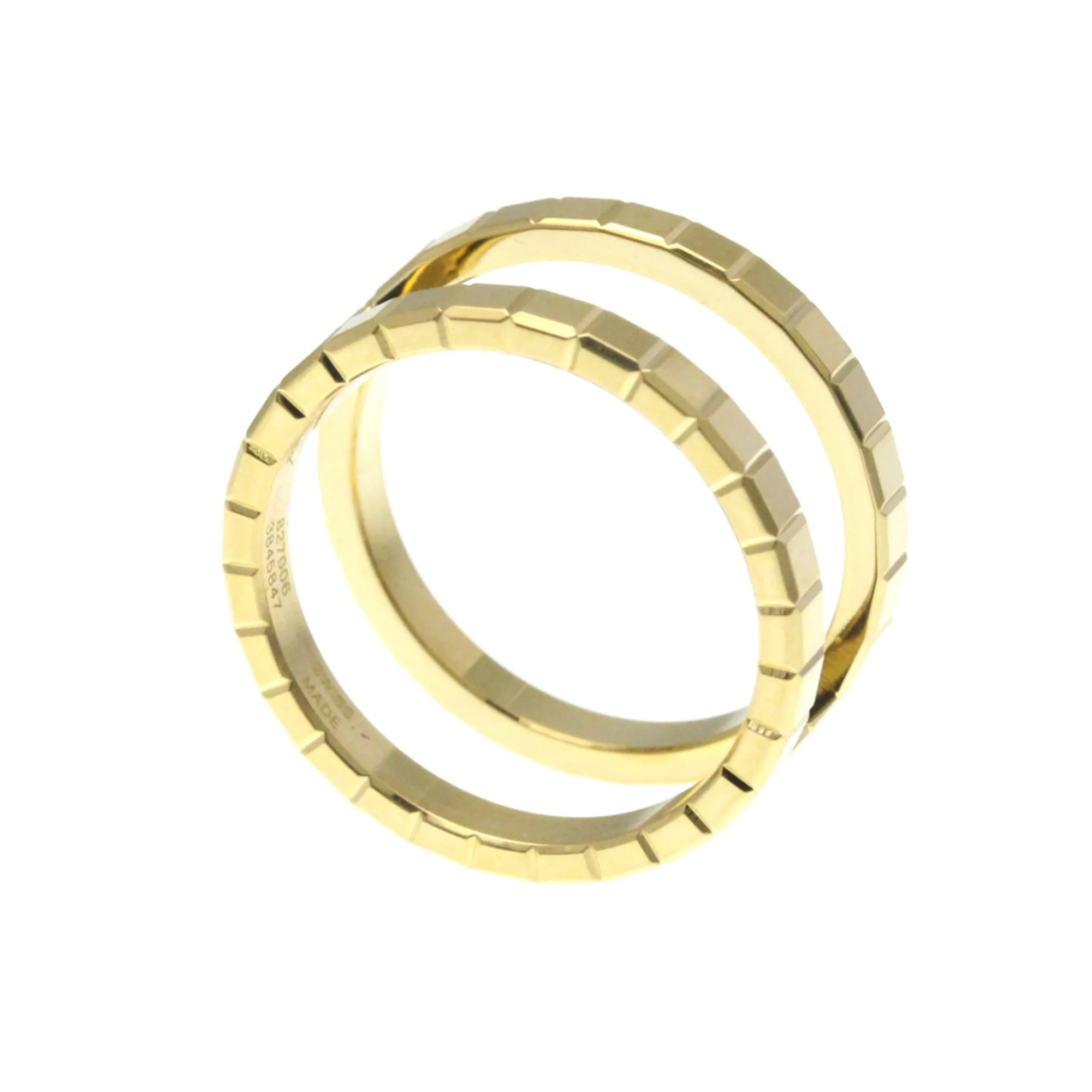 Ice Cube Ring 18K Yellow Gold with Diamond - Image 3