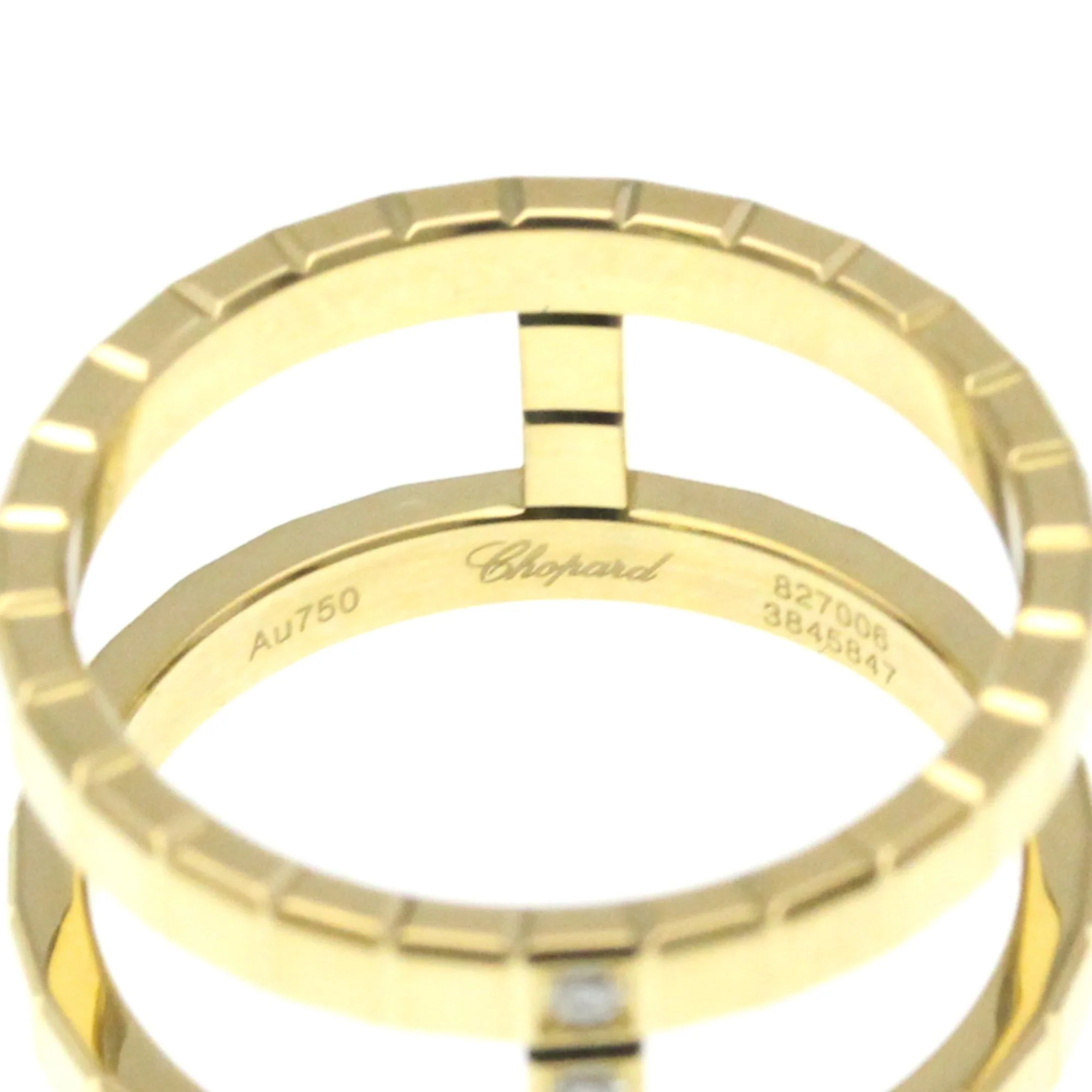 Ice Cube Ring 18K Yellow Gold with Diamond - Image 6