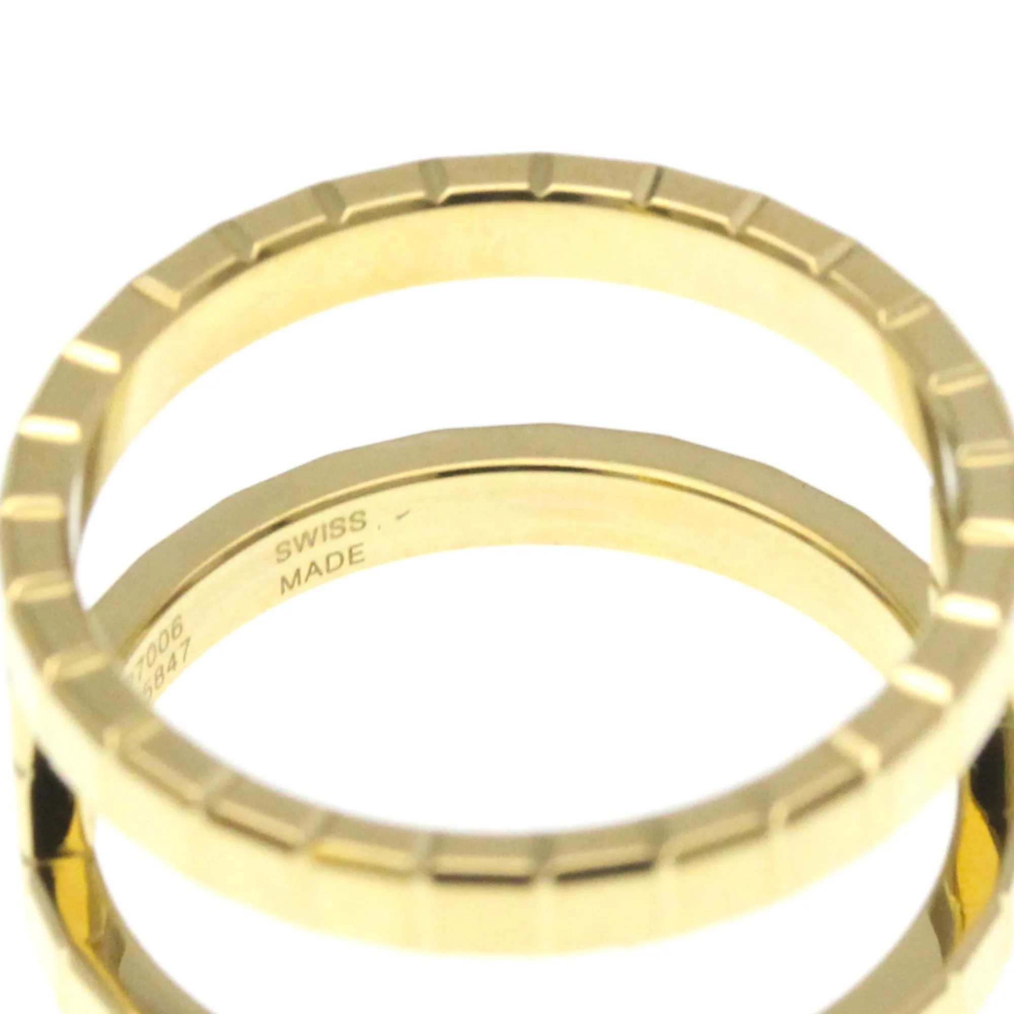 Ice Cube Ring 18K Yellow Gold with Diamond - Image 7