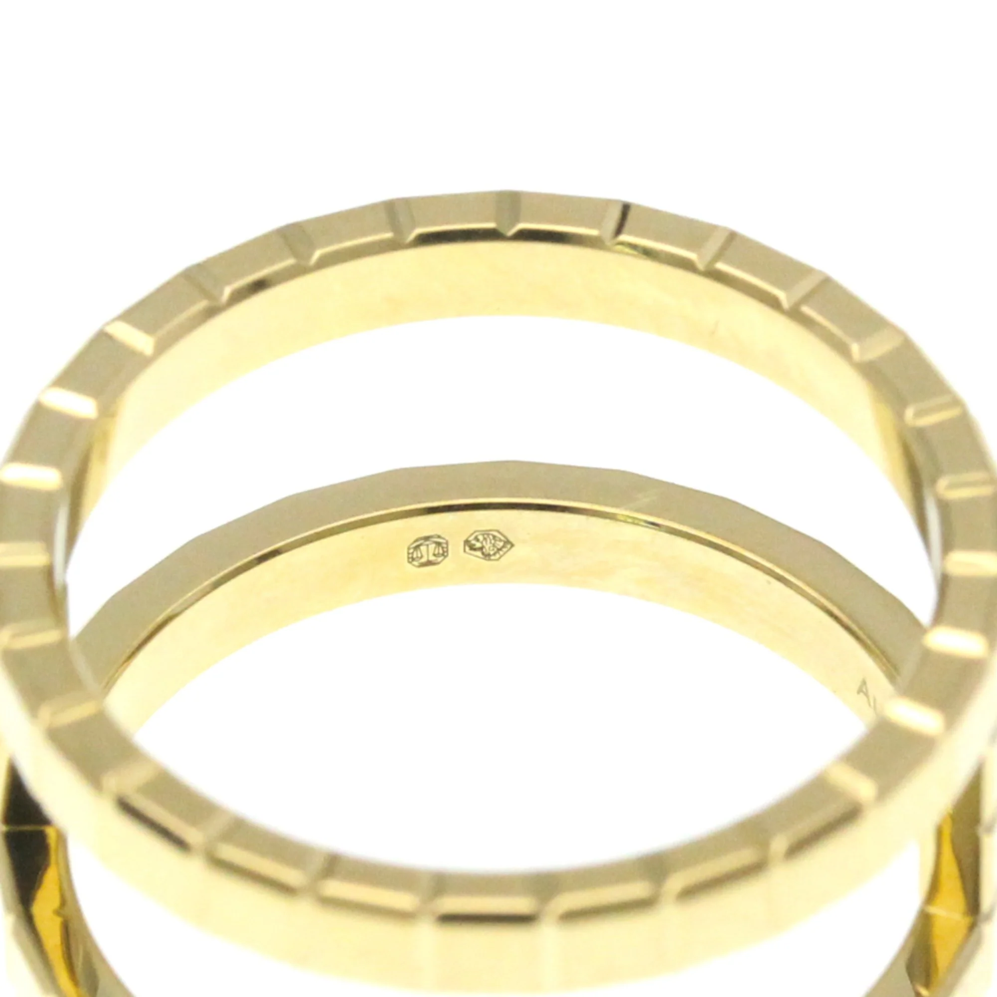 Ice Cube Ring 18K Yellow Gold with Diamond - Image 8