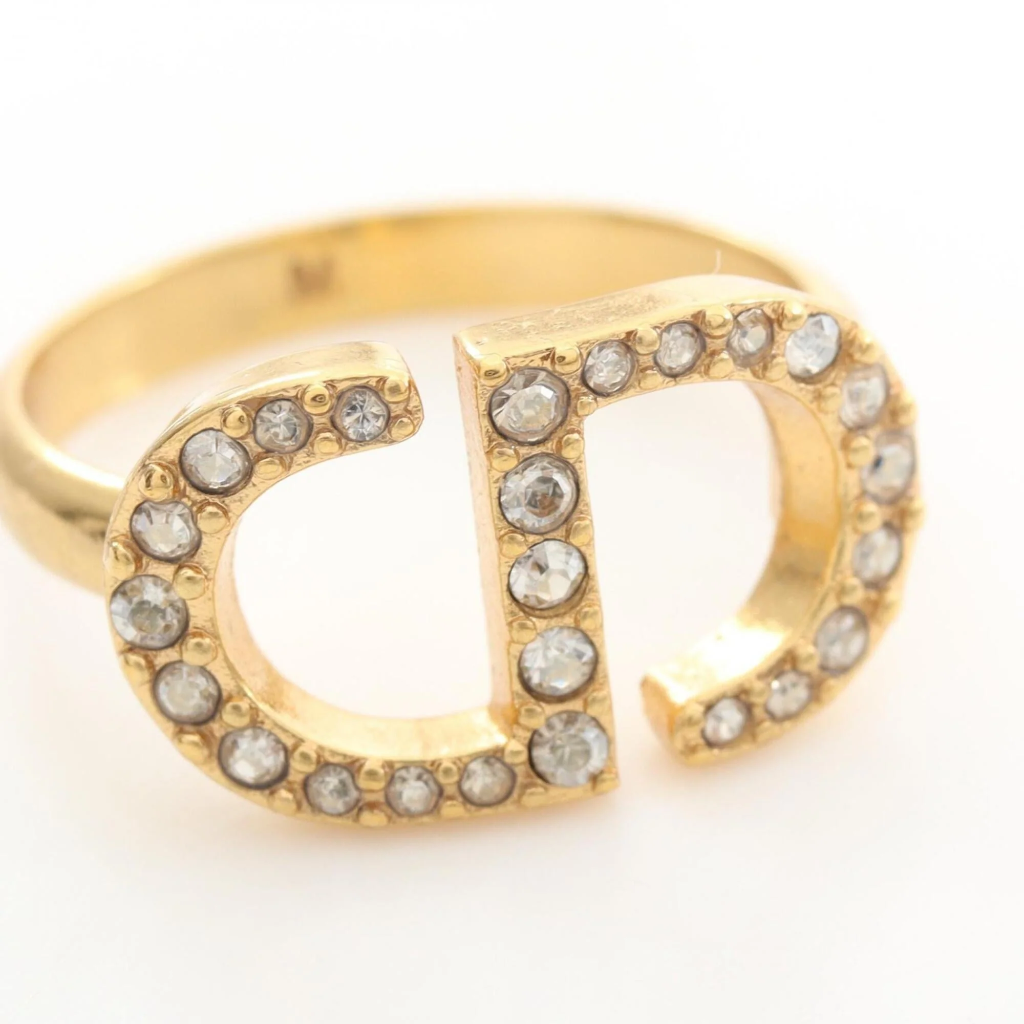 Band Ring Gold Plated with Rhinestones - Image 7