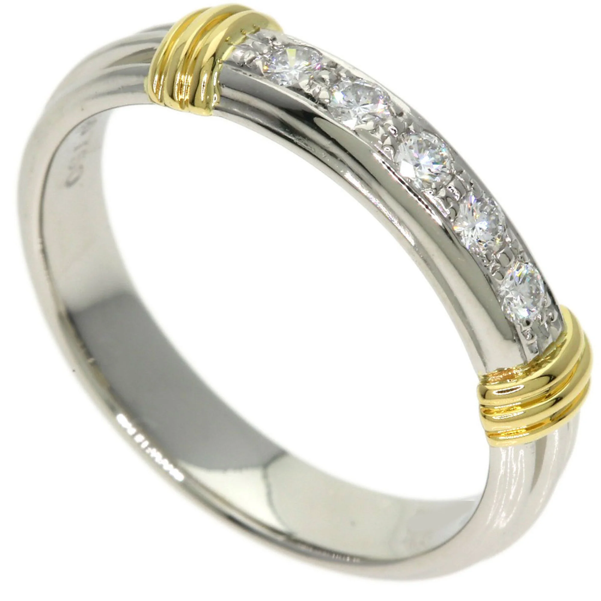 Ring Platinum and 18K Yellow Gold