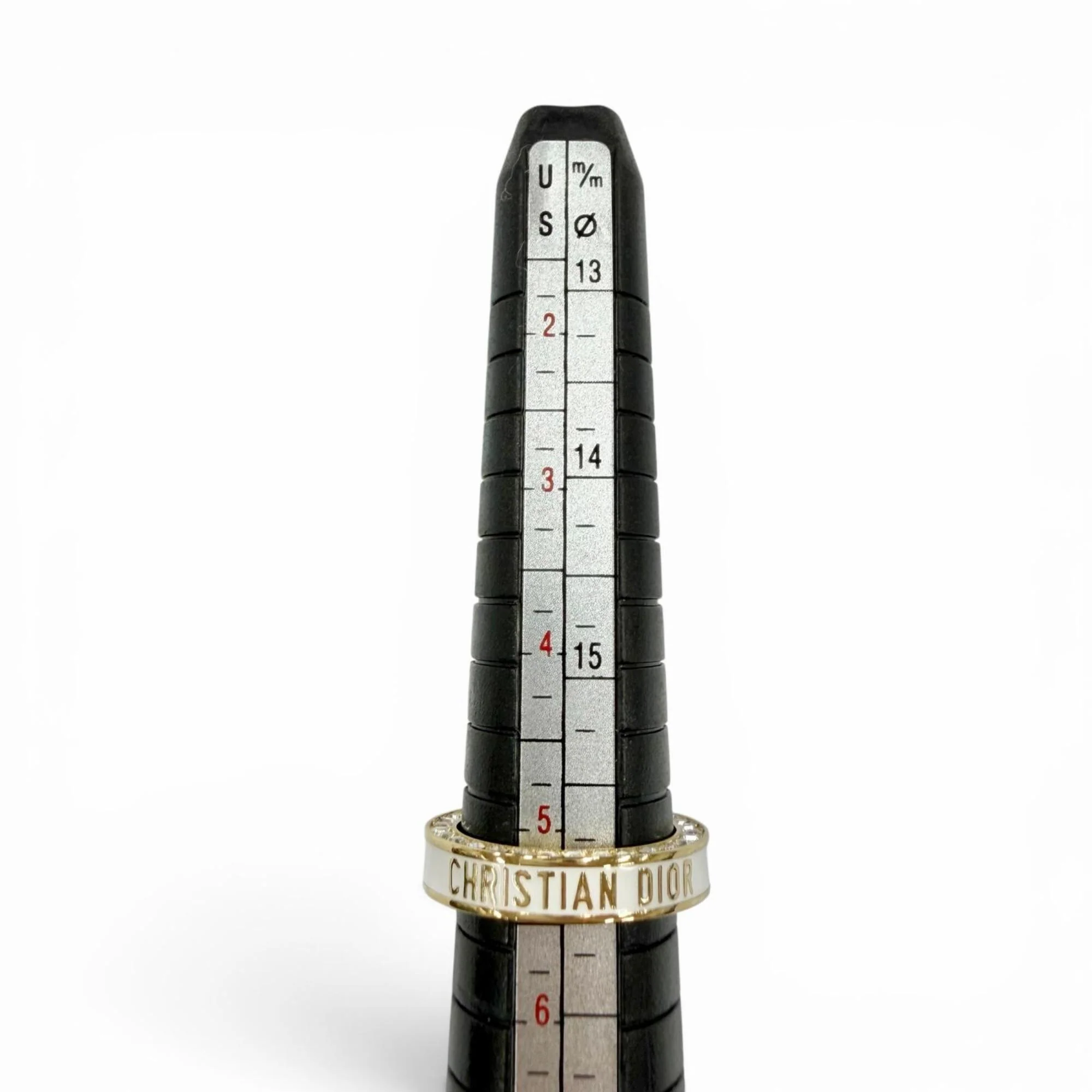 Ring White Gold with Crystal Small - Image 9