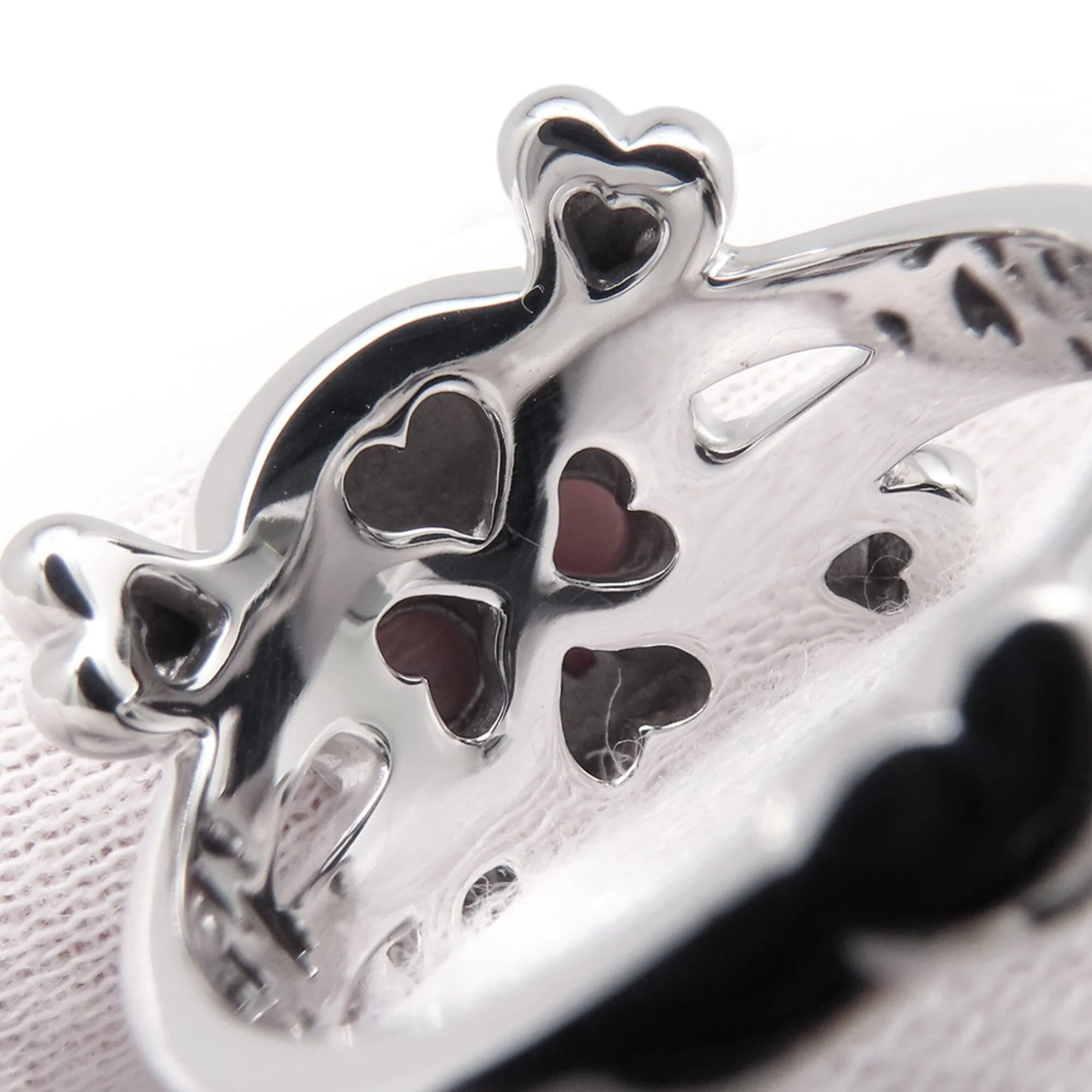 Tete De Mort Ring 18K White Gold With Diamond - Image 9