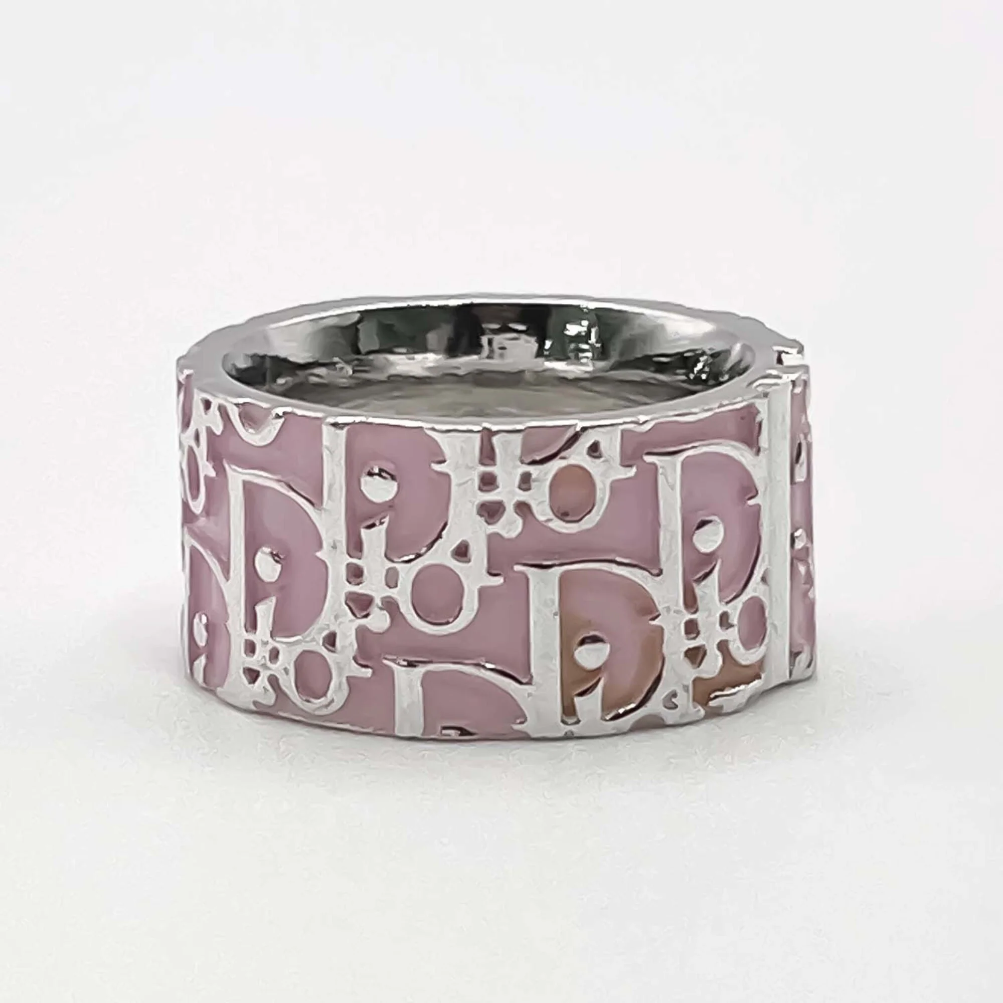 Trotter Number 2 Ring Pink and Silver - Image 3