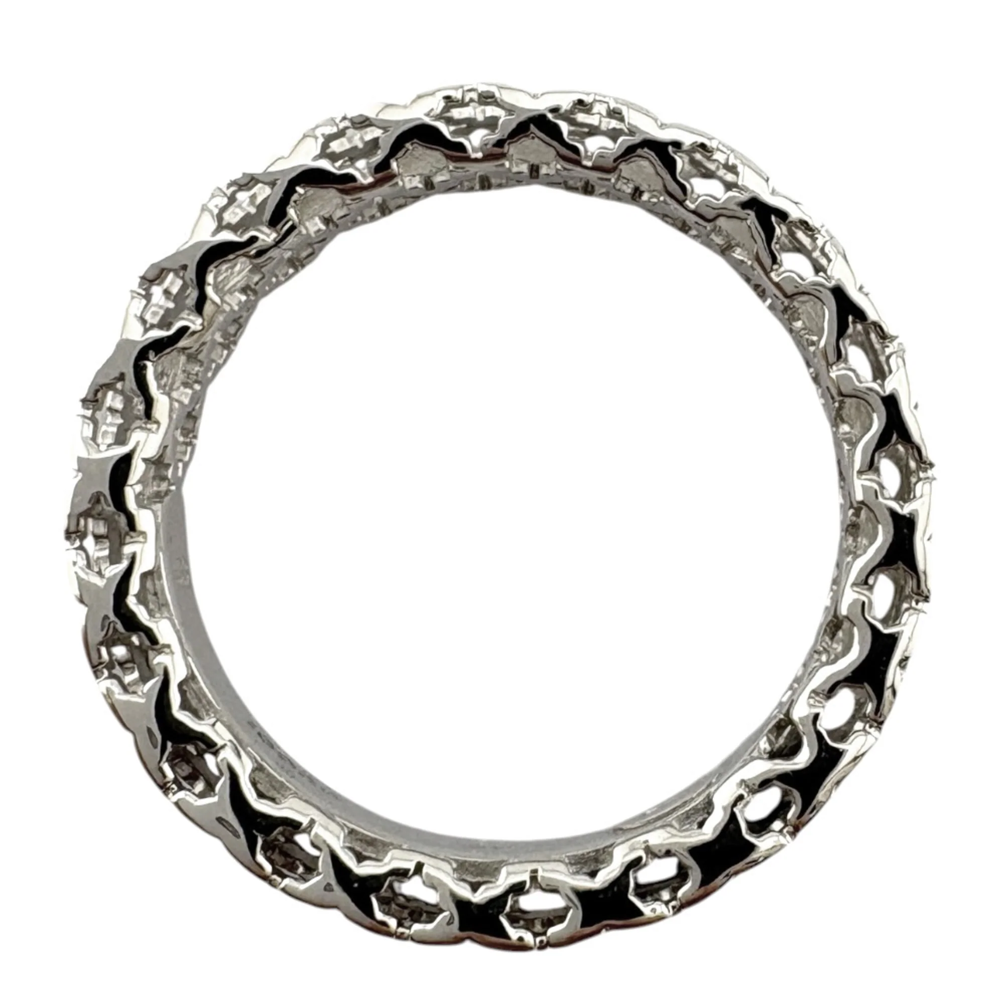 Band Ring 18K White Gold - Image 9